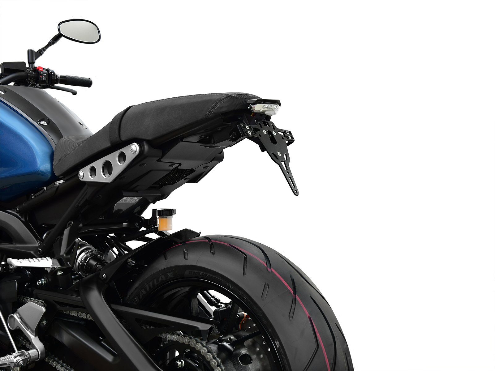 ZIEGER Kennzeichenhalter Pro Kennzeichenhalter kompatibel mit Yamaha XSR900 BJ 2016-21 Frankrei
