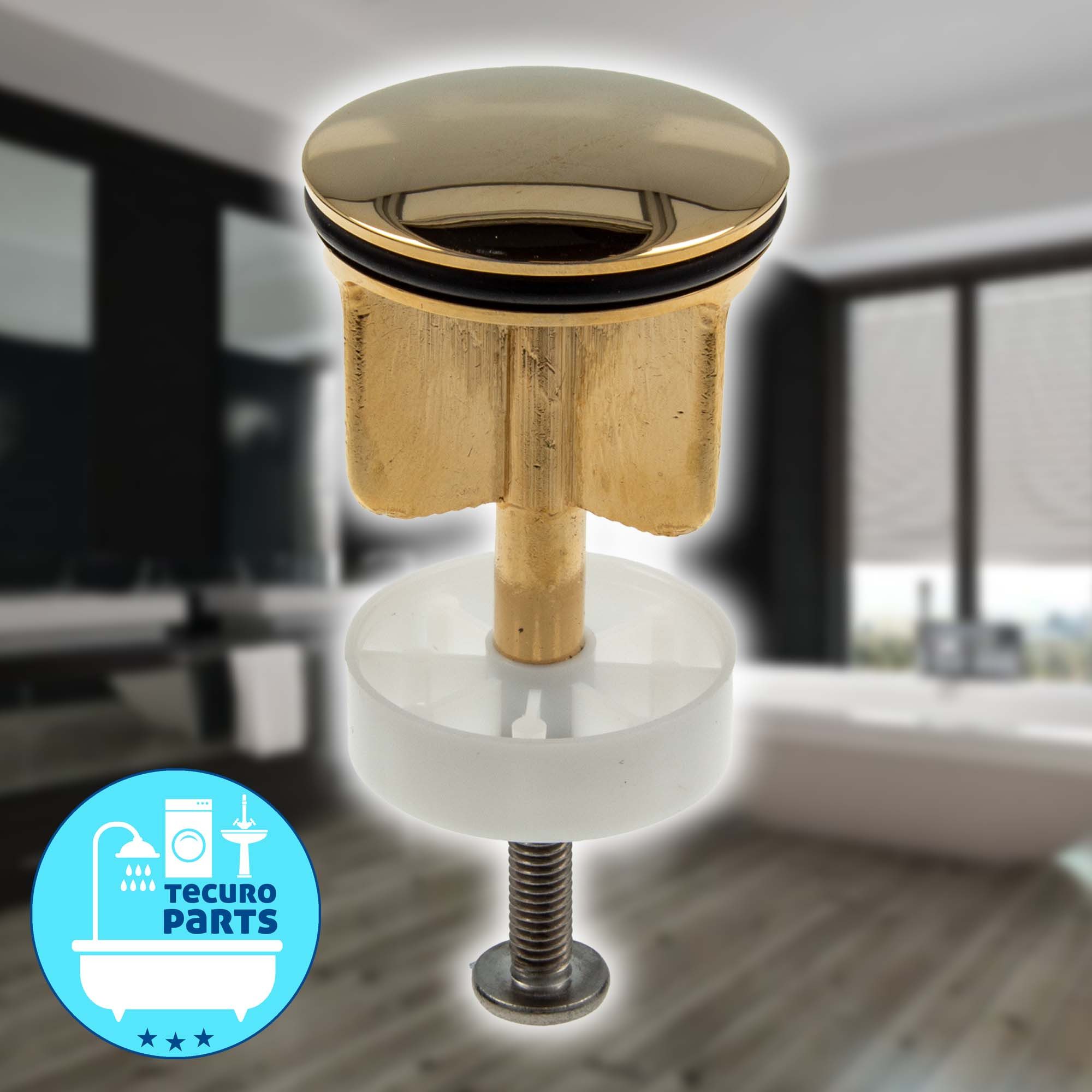 tecuro Ablaufventil Excenterstopfen Ø 40 mm für 1 1/4" Ablaufventil