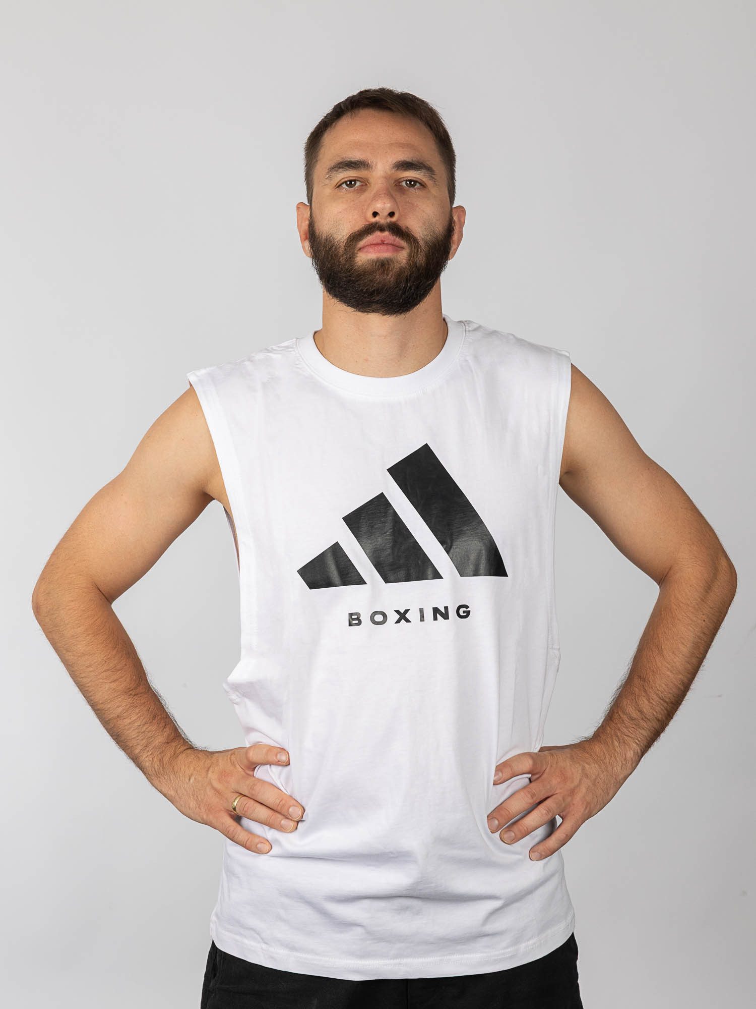 adidas Performance Muskelshirt Community Tank Top Boxing – Bild 3 von 5