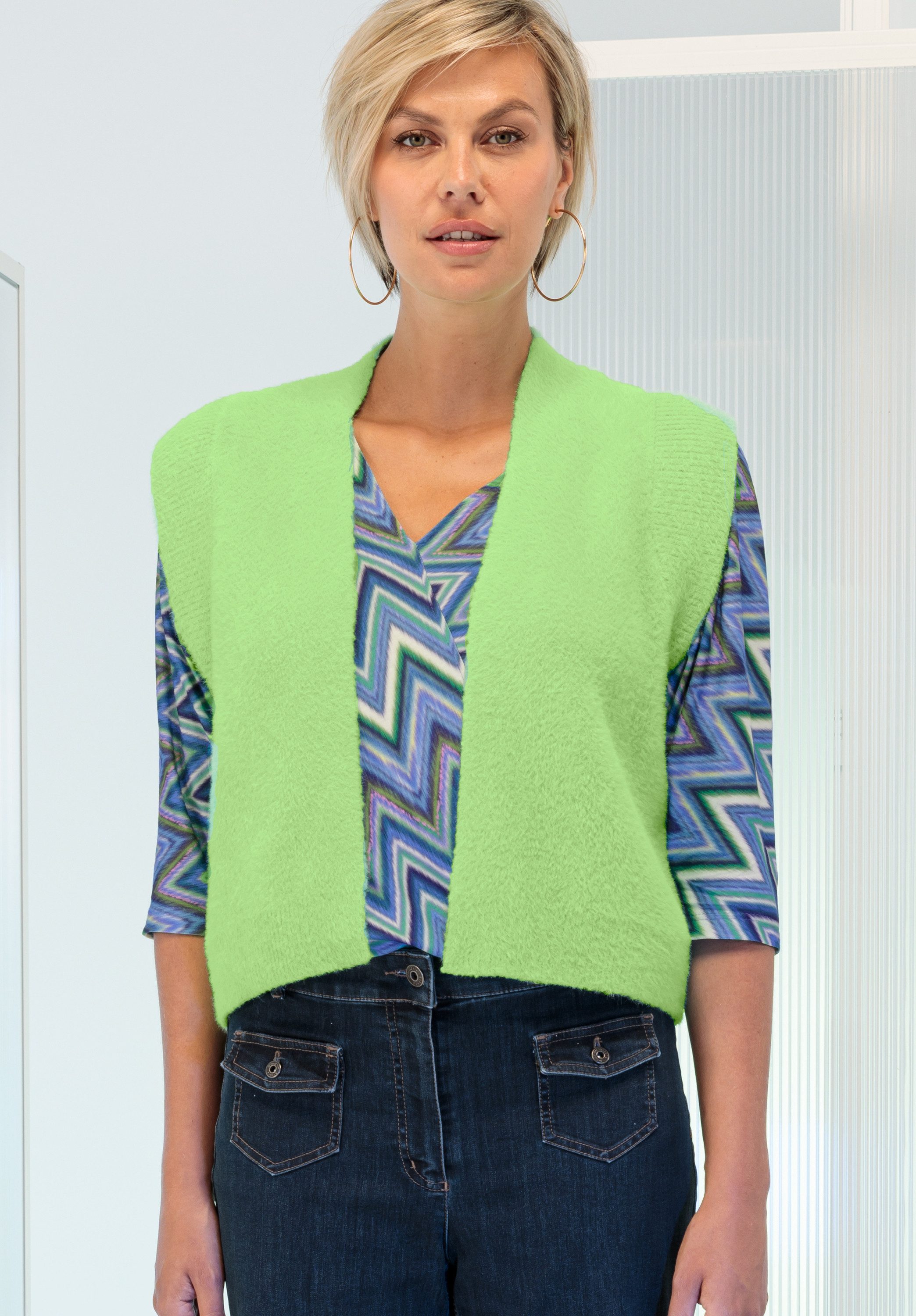 bianca Strickjacke HOLLY in flauschigem Strick günstig online kaufen