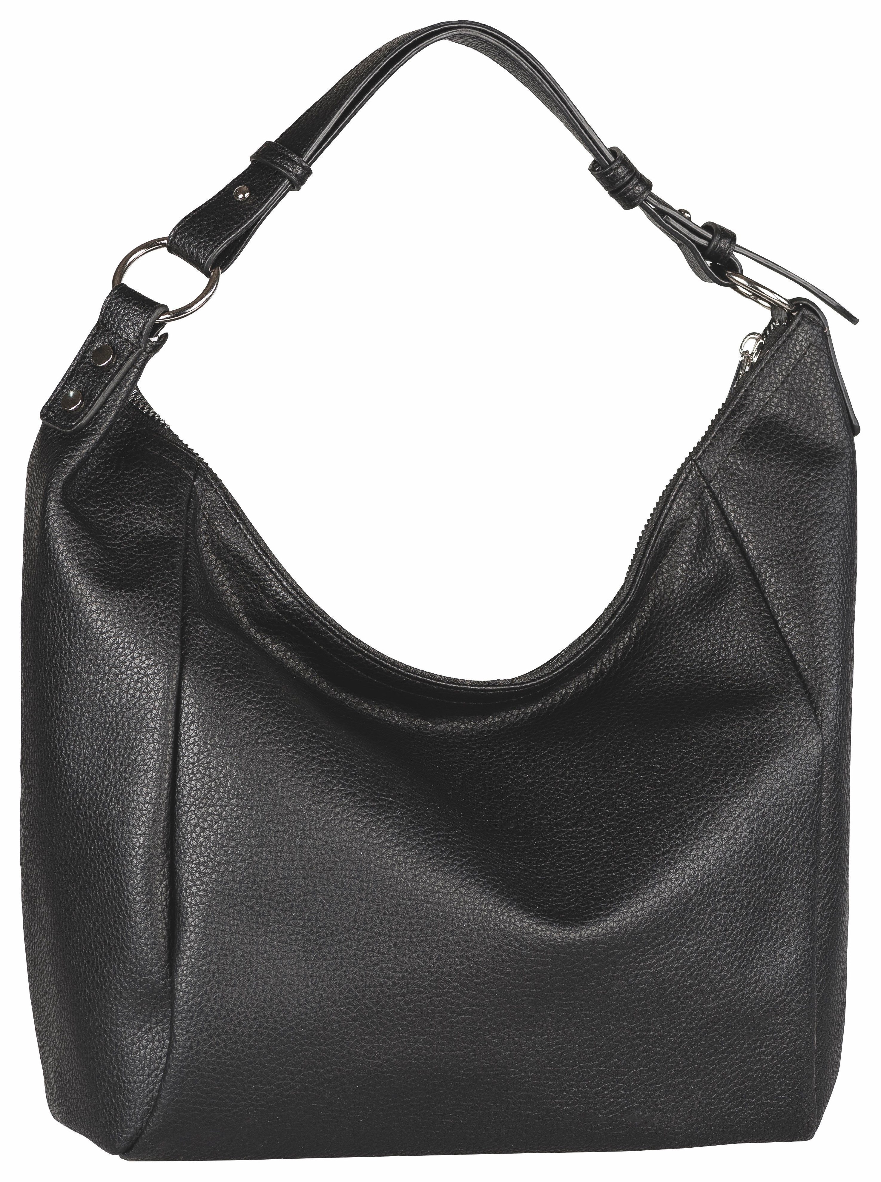 Bruno Banani Hobo Amalfi, Beuteltasche Schultertasche verstellbarer Schulterriemen