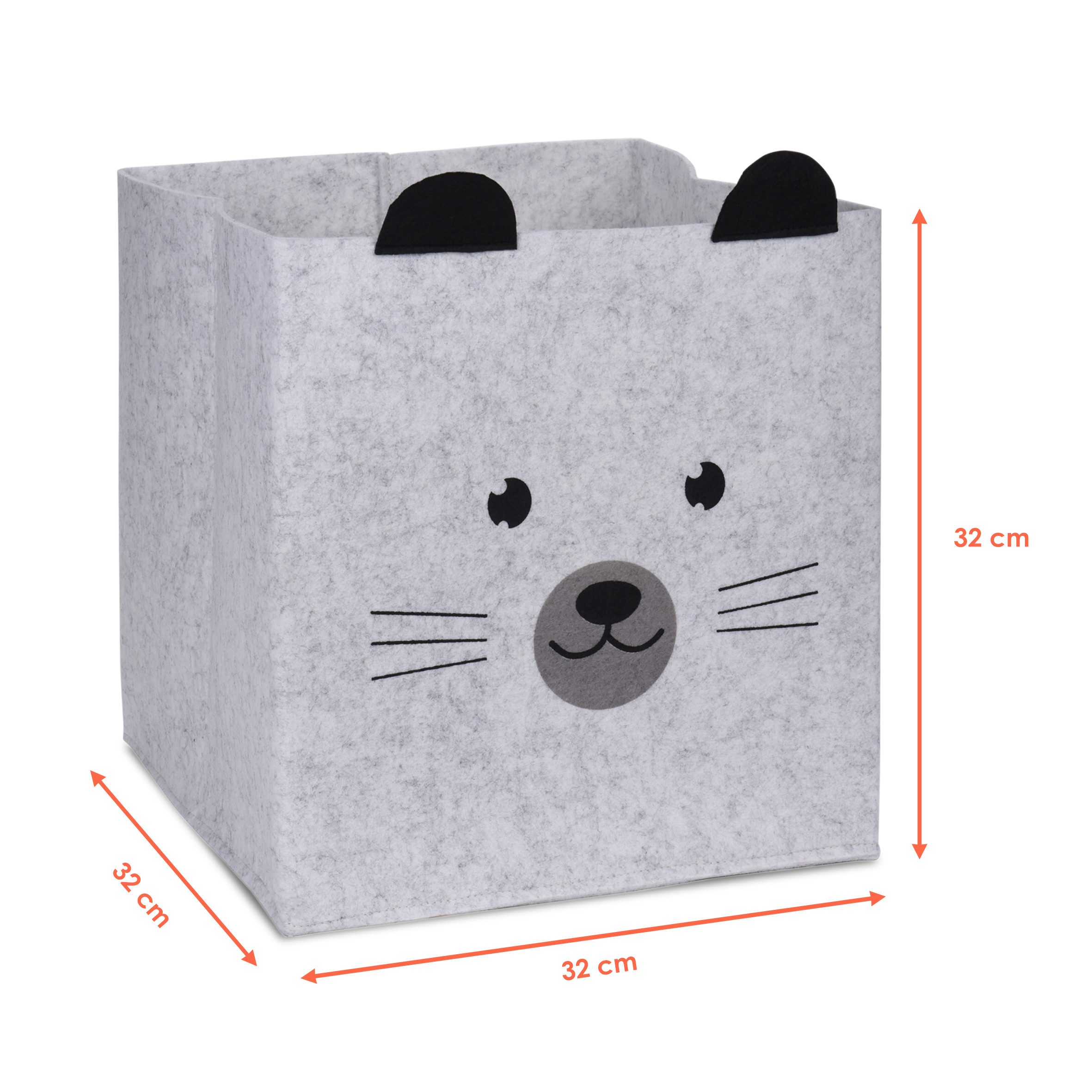 Spetebo Regalkorb Einhorn Aufbewahrungs Box 3er Set - 32 x 30 cm (Set, 3 Bo günstig online kaufen