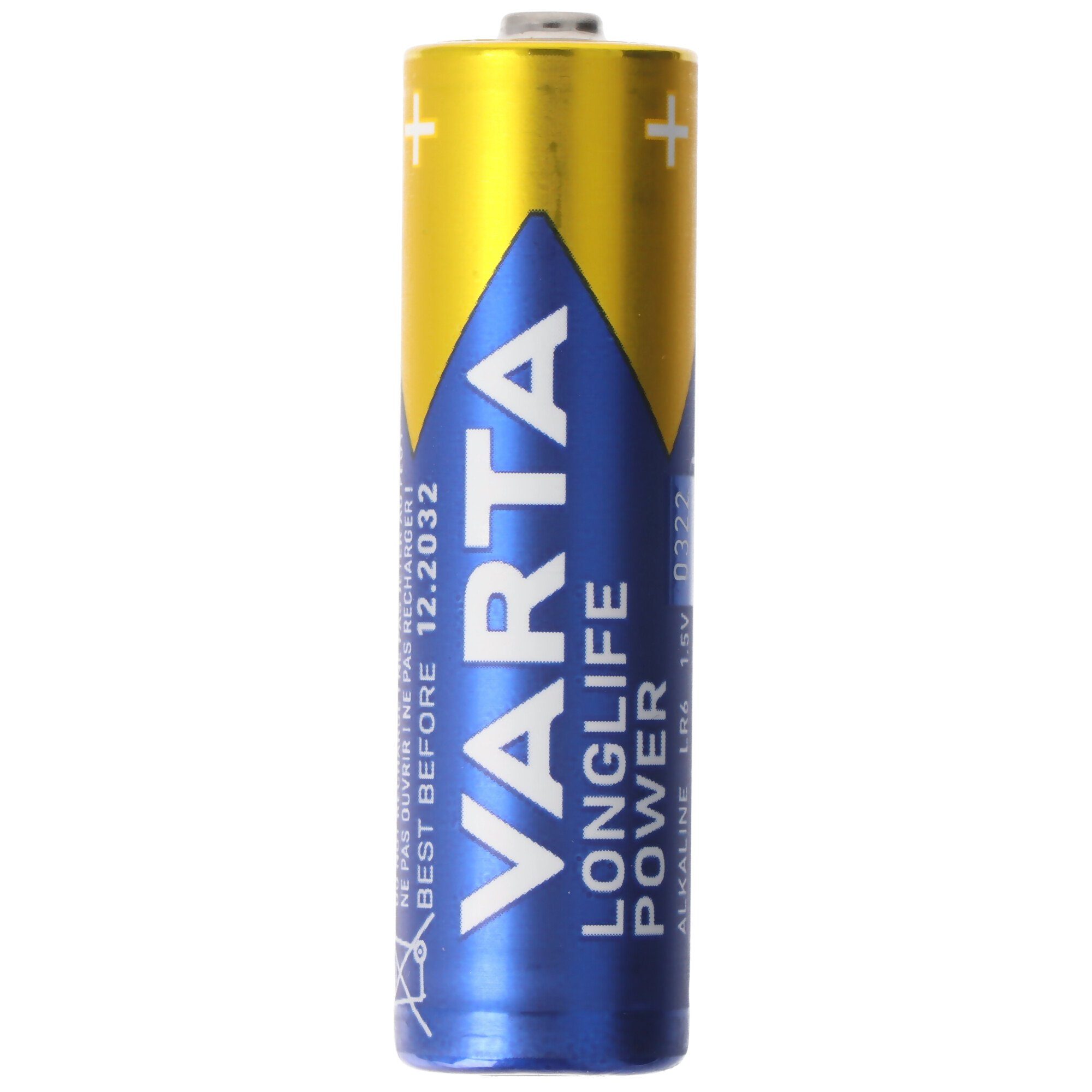VARTA Varta Longlife Power (1,5 lose Ware AA Mignon Batterie, Batterie Energy) High V) (ehem