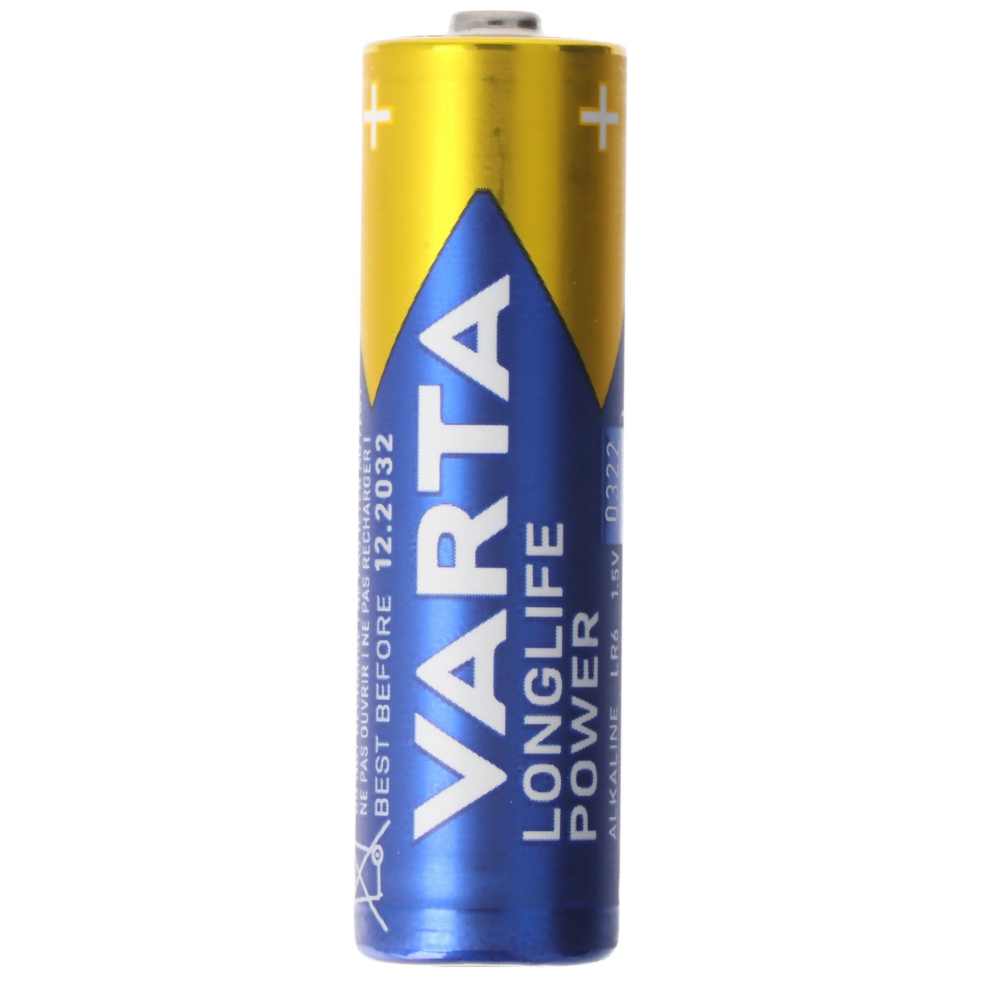 4906 (1,5 Box 40er High Longlife Batterie, VARTA LR6 V) ehem. Varta Power in AA Energy Mignon