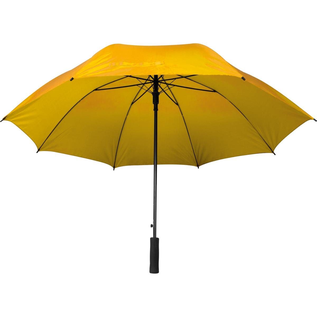 Livepac Office Stockregenschirm Automatik-Regenschirm XXL / mit Softgriff / Farbe: gelb