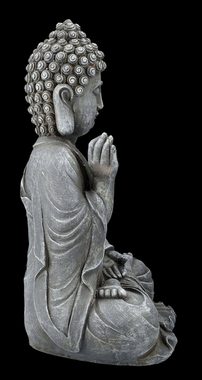 Figuren Shop GmbH Dekofigur Buddha Figur grau - Chin Mudra - Mythologie Dekoration Dekofigur