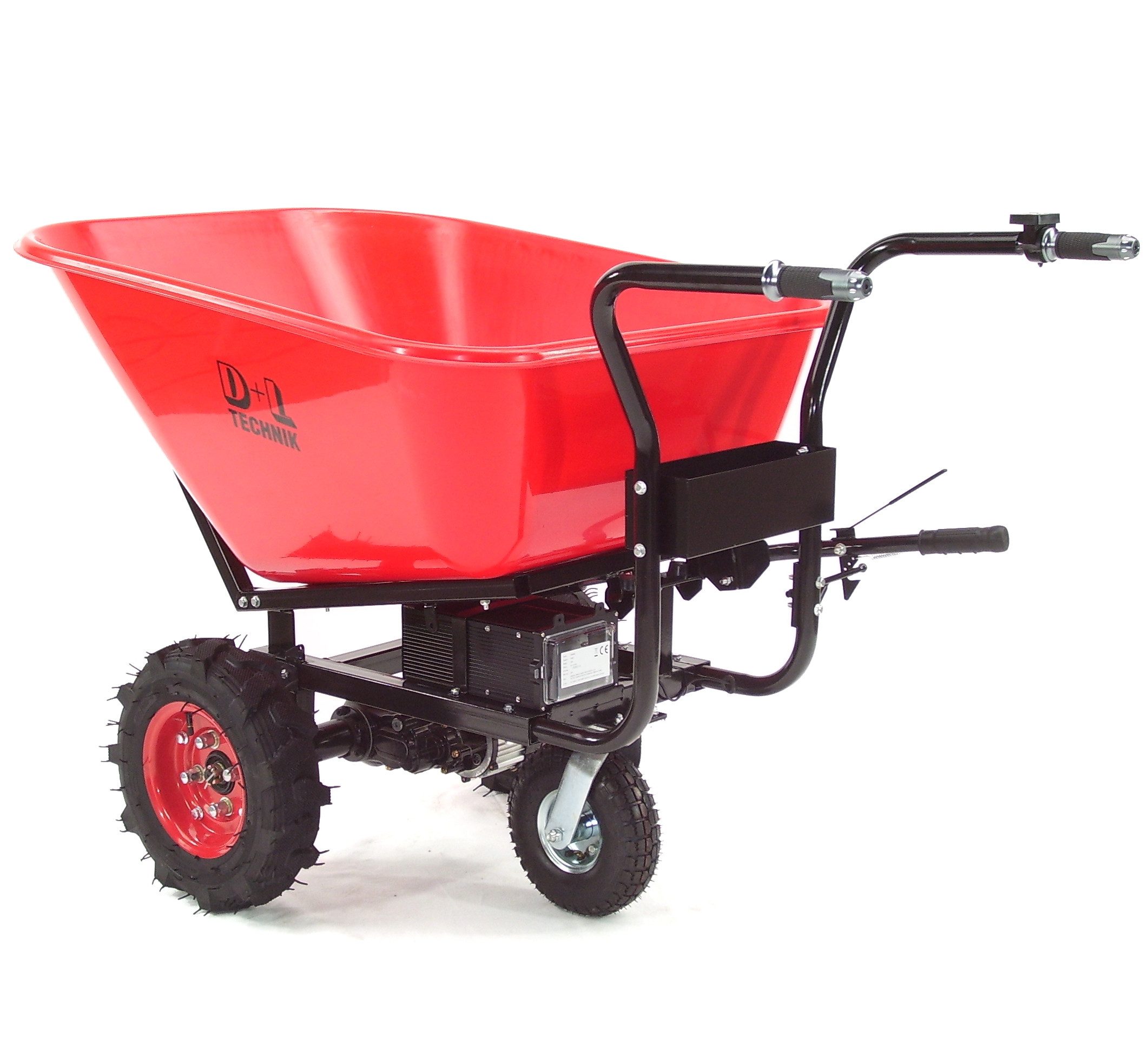 Apex Motorschubkarre Elektrische Schubkarre 240L Dreirad Akku 18,5V Schubkarre Dumper 55965, 1-tlg.