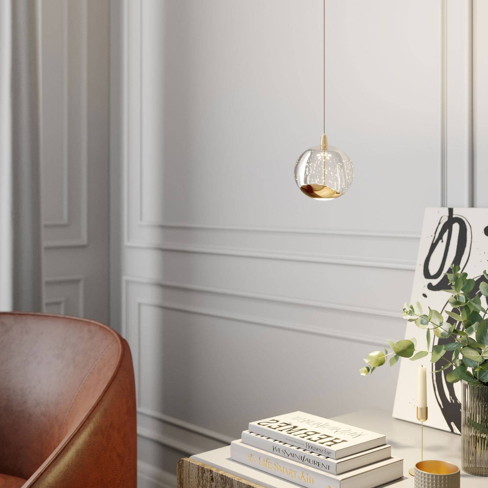Lucande Hängeleuchte Hayley, 1 x 5 W LED, warmweiß