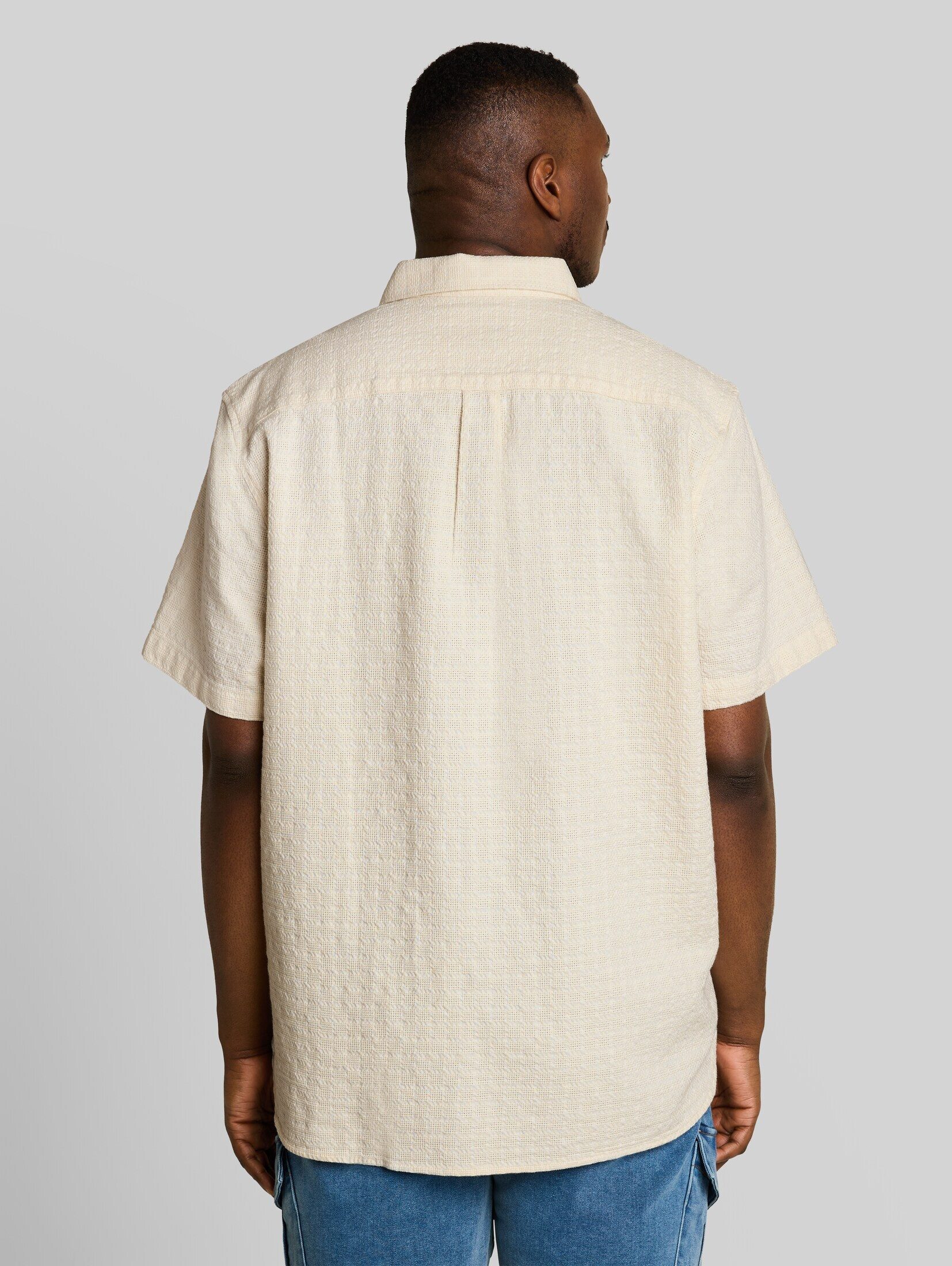 TOM TAILOR PLUS Kurzarmhemd Blusen & Shirts Plus Size - Kurzarmhemd aus Baumwolle