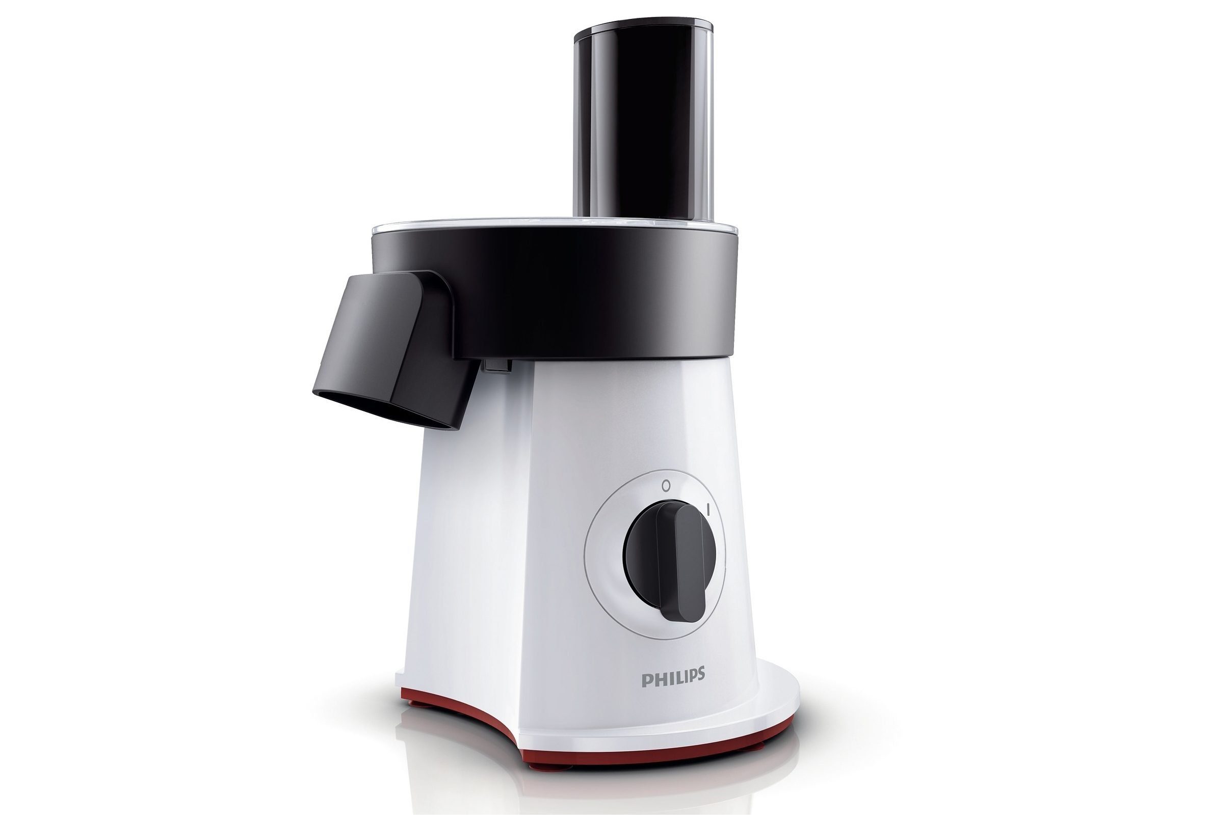 Philips Zerkleinerer HR1388/80 Viva Collection, 200 W, Salatzubereiter, 5 Edelstahlscheiben