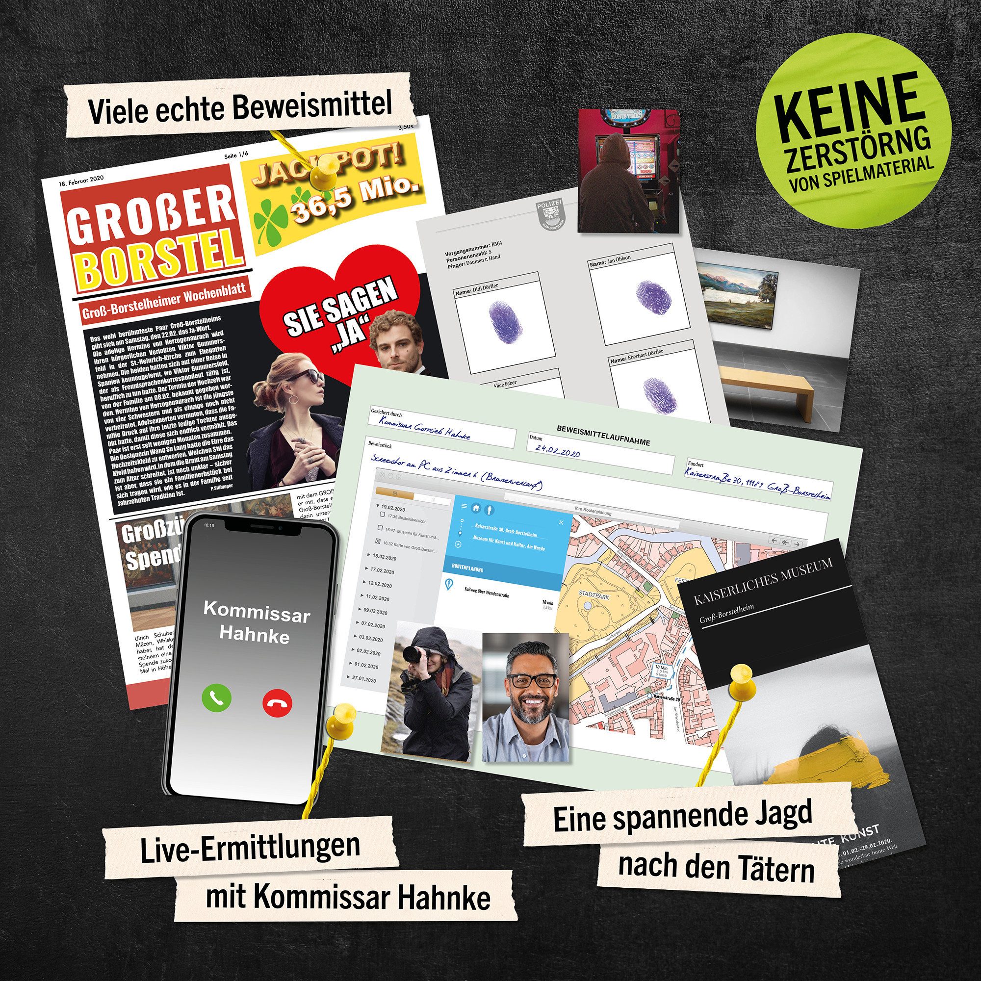 Hidden Games Tatort Spiel Das Diadem der Madonna, Krimispiel, Made in Germany