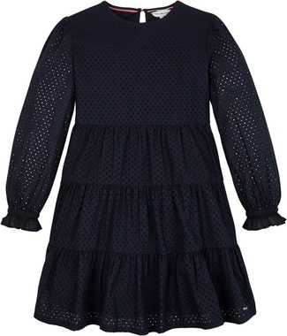 Tommy Hilfiger Volantkleid BRODERIE ANGLAISE DRESS allover in Lochstickerei, mit Volants