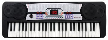 McGrey Home Keyboard BK-5410 - Einsteiger-Keyboard mit 54 Tasten ideal für Kinder, (Spar-Set, 2 tlg., inkl. Mikrofon, Keyboardständer & Bank), mit Guide Funktion: One Key / Ensemble