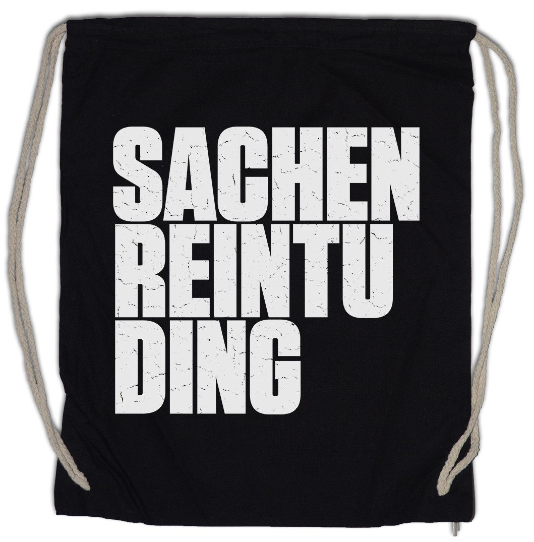 Urban Backwoods Turnbeutel Sachen Reintu Ding Turnbeutel Einkaufen Shopping Totebag Geschenk (1-tlg), Jutebeutel Lustig Fun