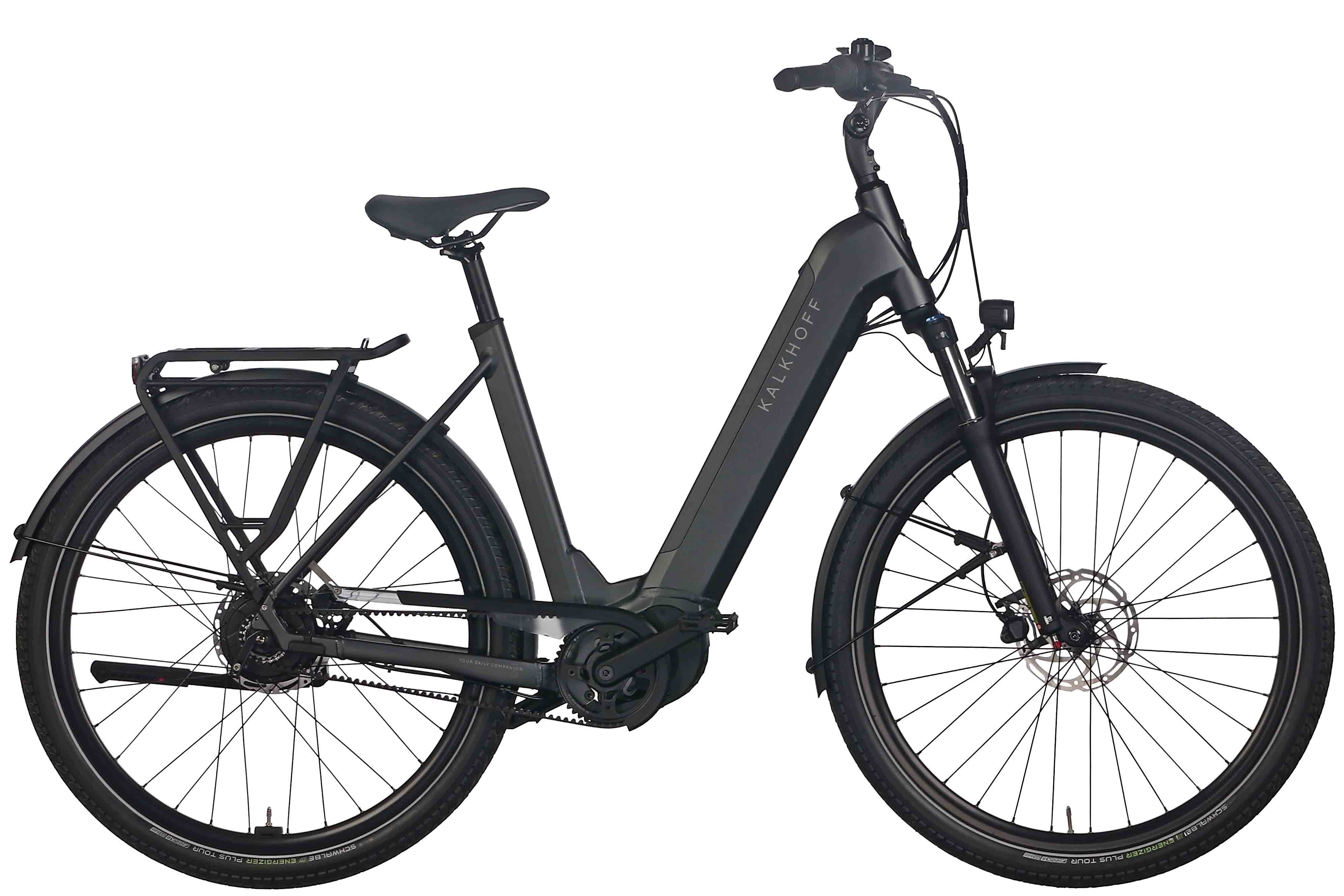 Kalkhoff E-Bike Kalkhoff Image 5.B Season 625 Wh Damen schwarz 2026, Enviolo Trekking, Enviolo, Bosch Performance Line CX smart System, 625 Wh