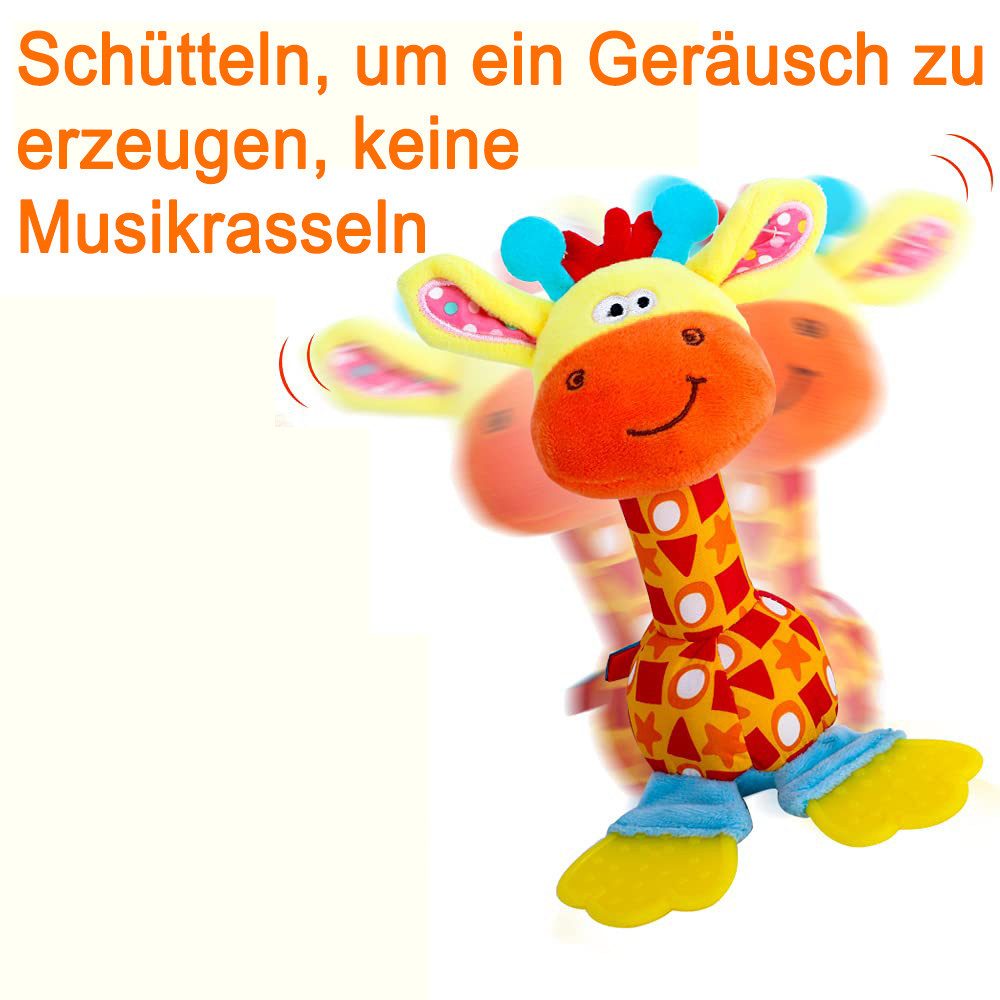 CLTYQ Greifspielzeug Entwicklungs-Spielzeug für Babys, mit Beißring,Giraffe günstig online kaufen