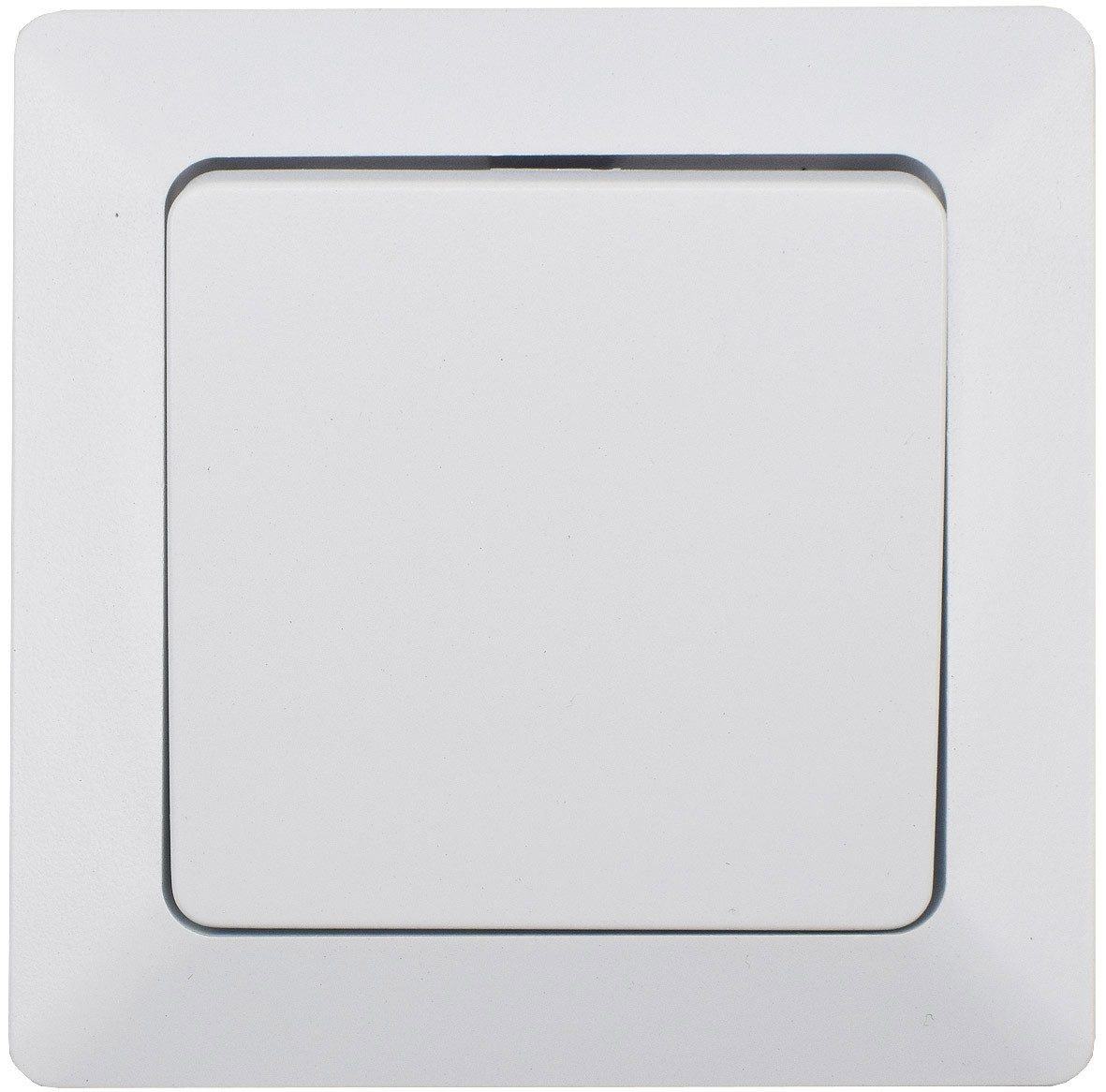 ChiliTec Unterputz-Steckdose MILOS Serie weiss matt Rahmen, Taster, Dosen