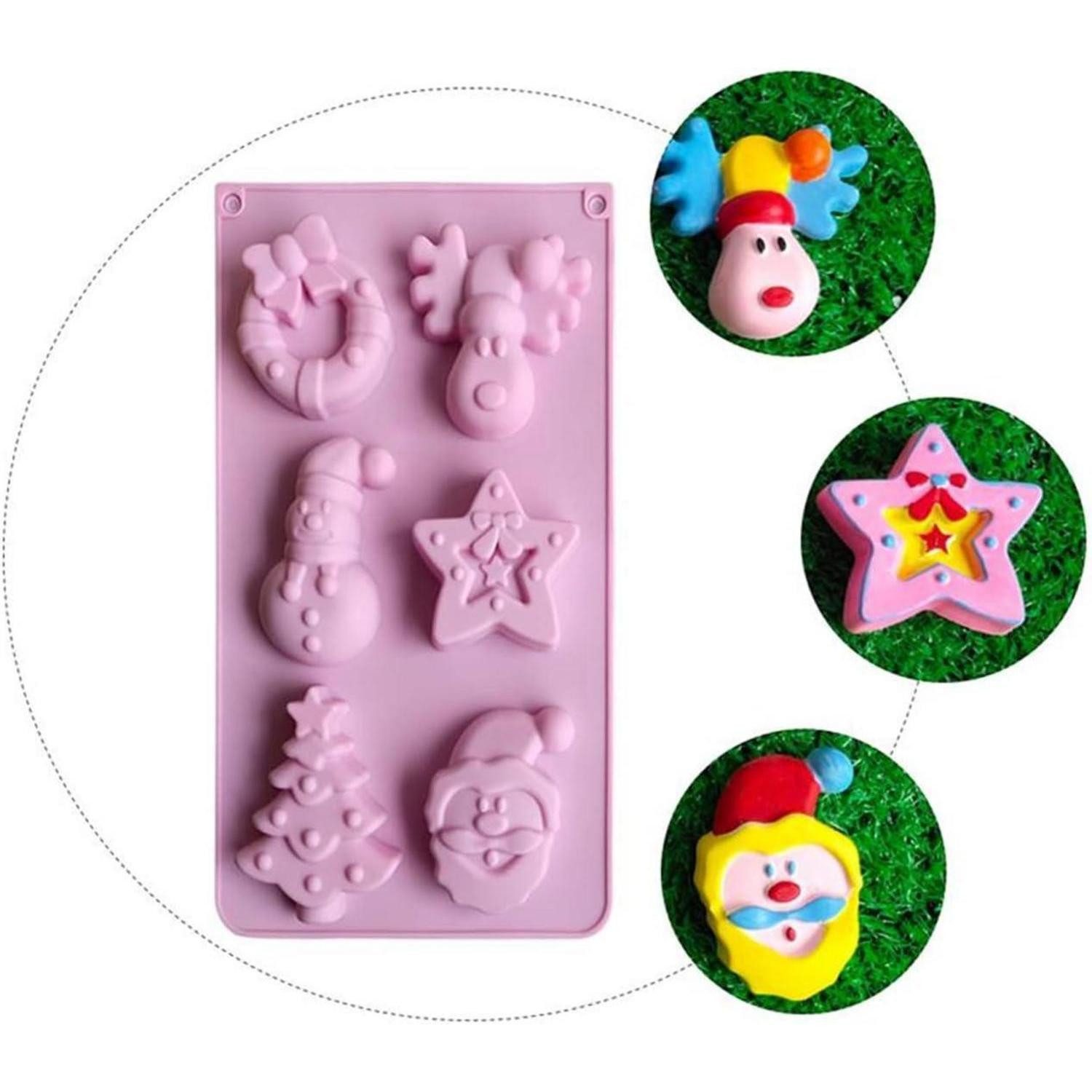 LuxusKollektion Muffinform Silikonbackform Muffin Kuchen Brot Pudding Weihnachten #6