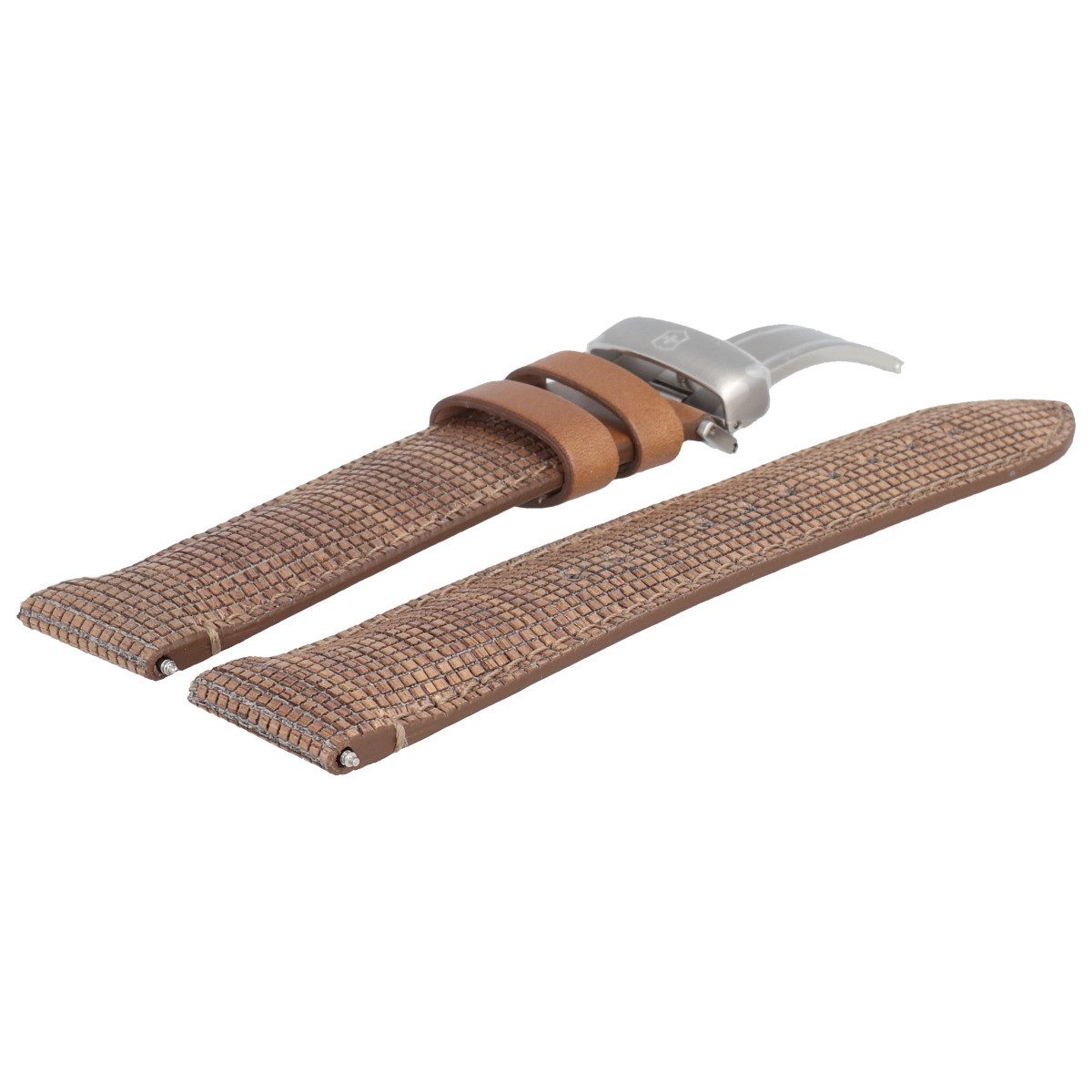 Victorinox Uhrenarmband 21mm Leder Taupe 21 mm Muster 5811