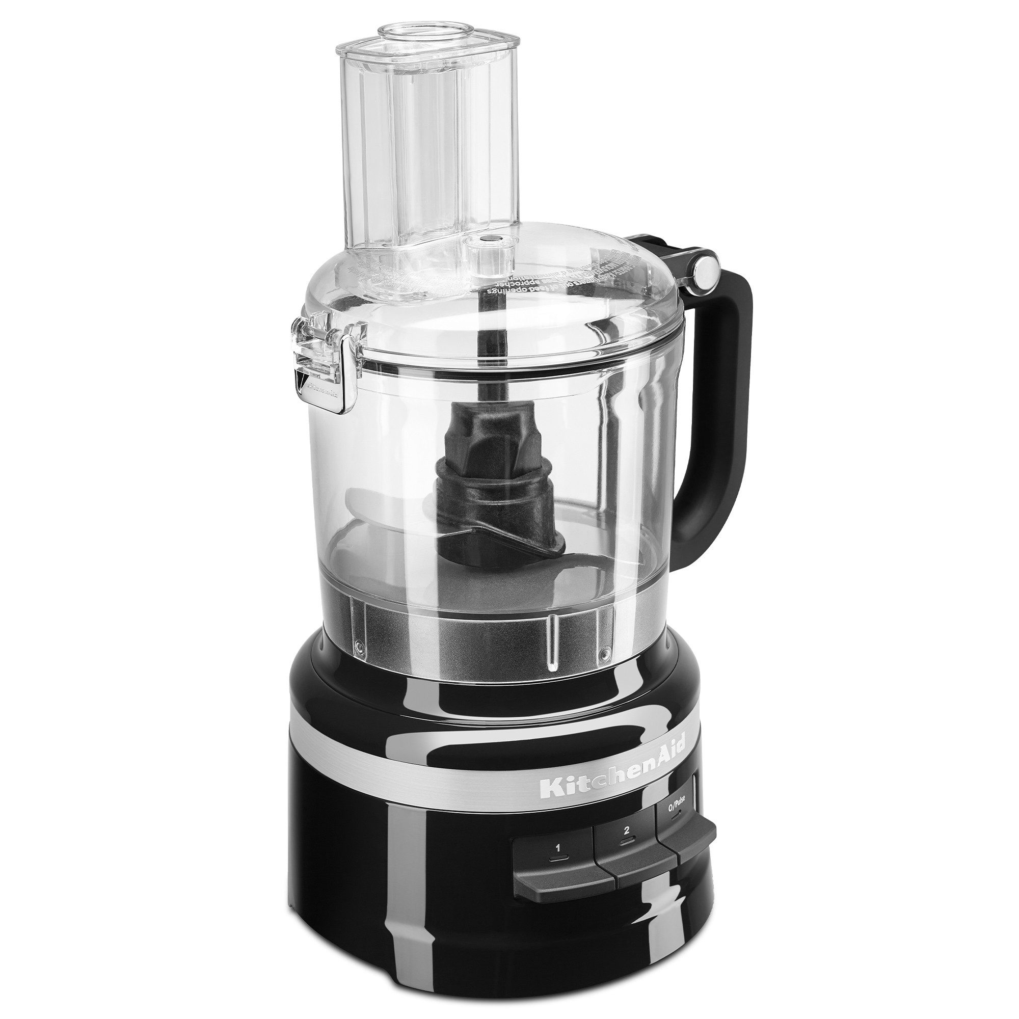 KitchenAid Küchenmaschine 5KFP0719EOB, 250 W, 1,7 l Schüssel, 1,7-l-Food Processor, 2-in-1-Einfüllstutzen, LED-Bedienelemente
