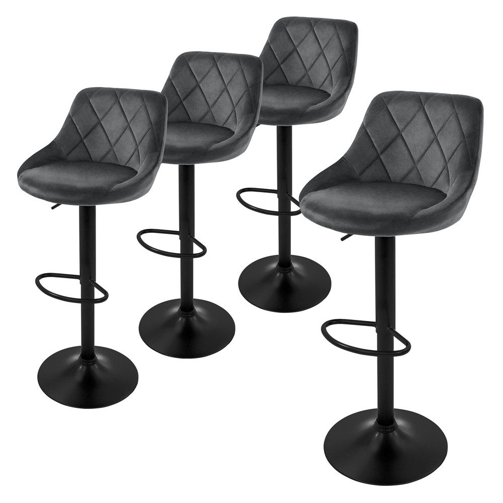 ML-DESIGN Barhocker Gepolsterter Barstuhl mit Rückenlehne günstig online kaufen