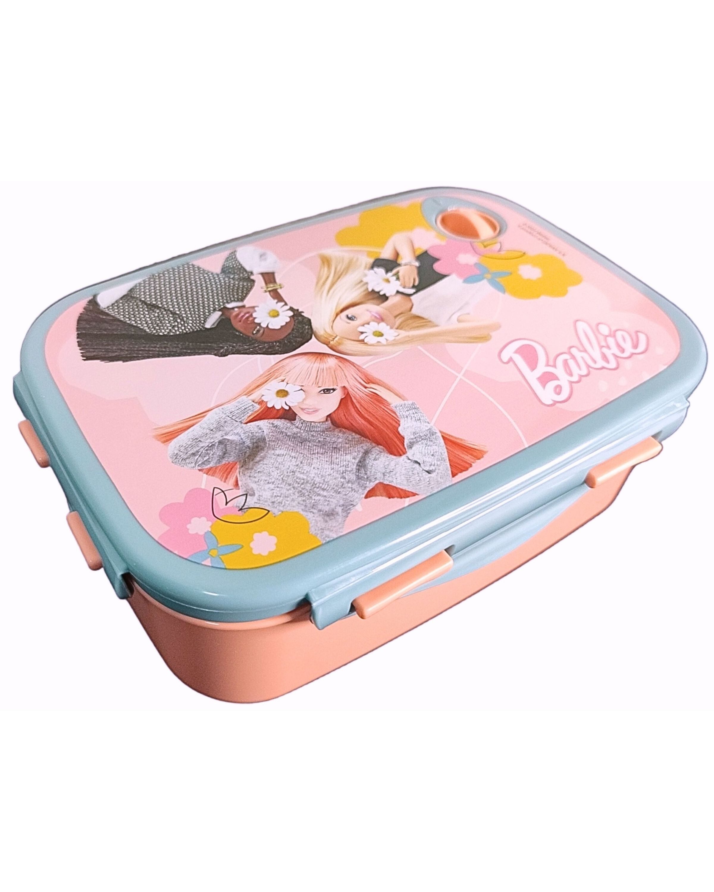 Barbie Lunchbox EVERY DAY IS A FRESH START, Aluminium, (2-tlg), Kinder Set Brotdose + Alu Trinkflasche BPA frei
