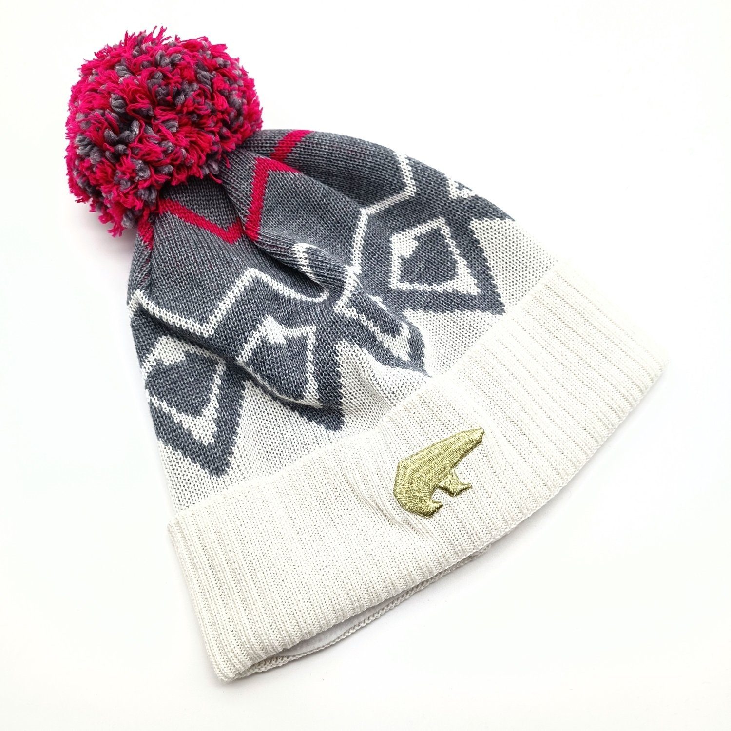 Eisbär Strickmütze Ziggy OS Pompon creme