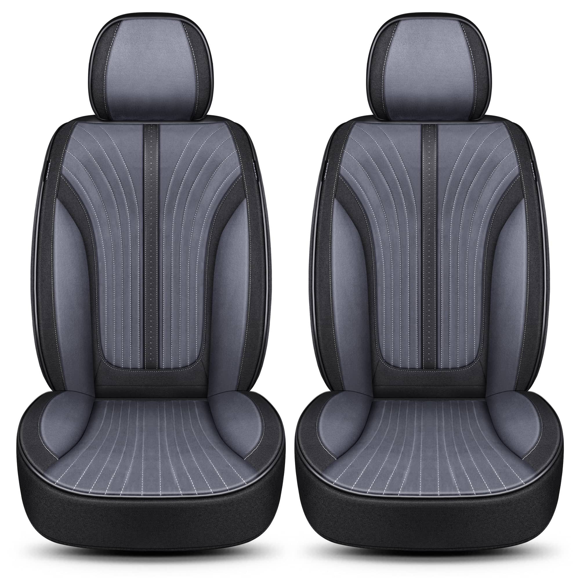BREMER SITZBEZÜGE Autositzbezug für BMW 3er E90 & E91 Bj 2005-13 V1, Set, 2-tlg., Schonbezüge Sitzbezüge Fahrer und Beifahrer, in Schwarz/Grau