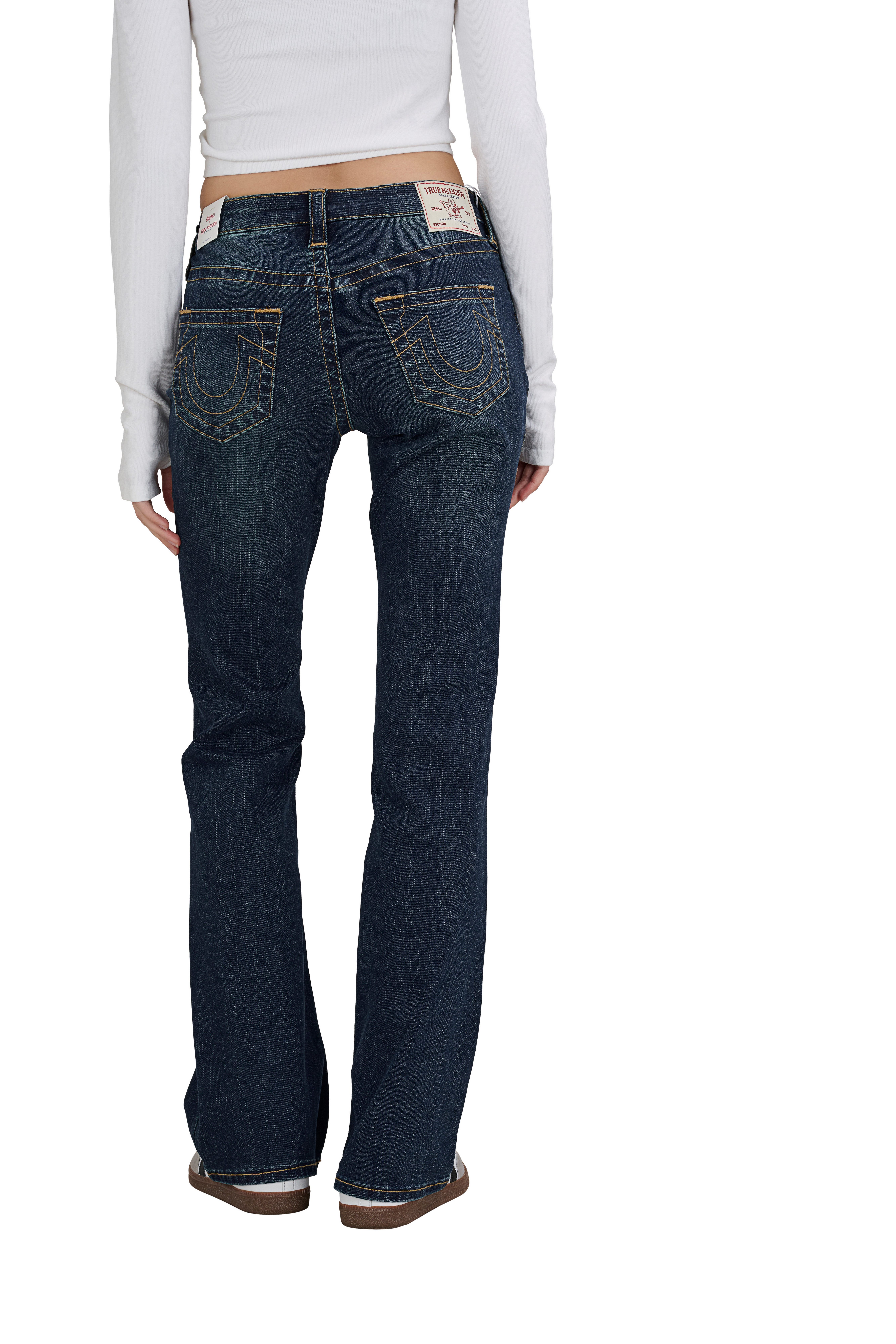 True Religion Bootcut-Jeans BECCA MR BOOTCUT Baumwolle, bootcut fit