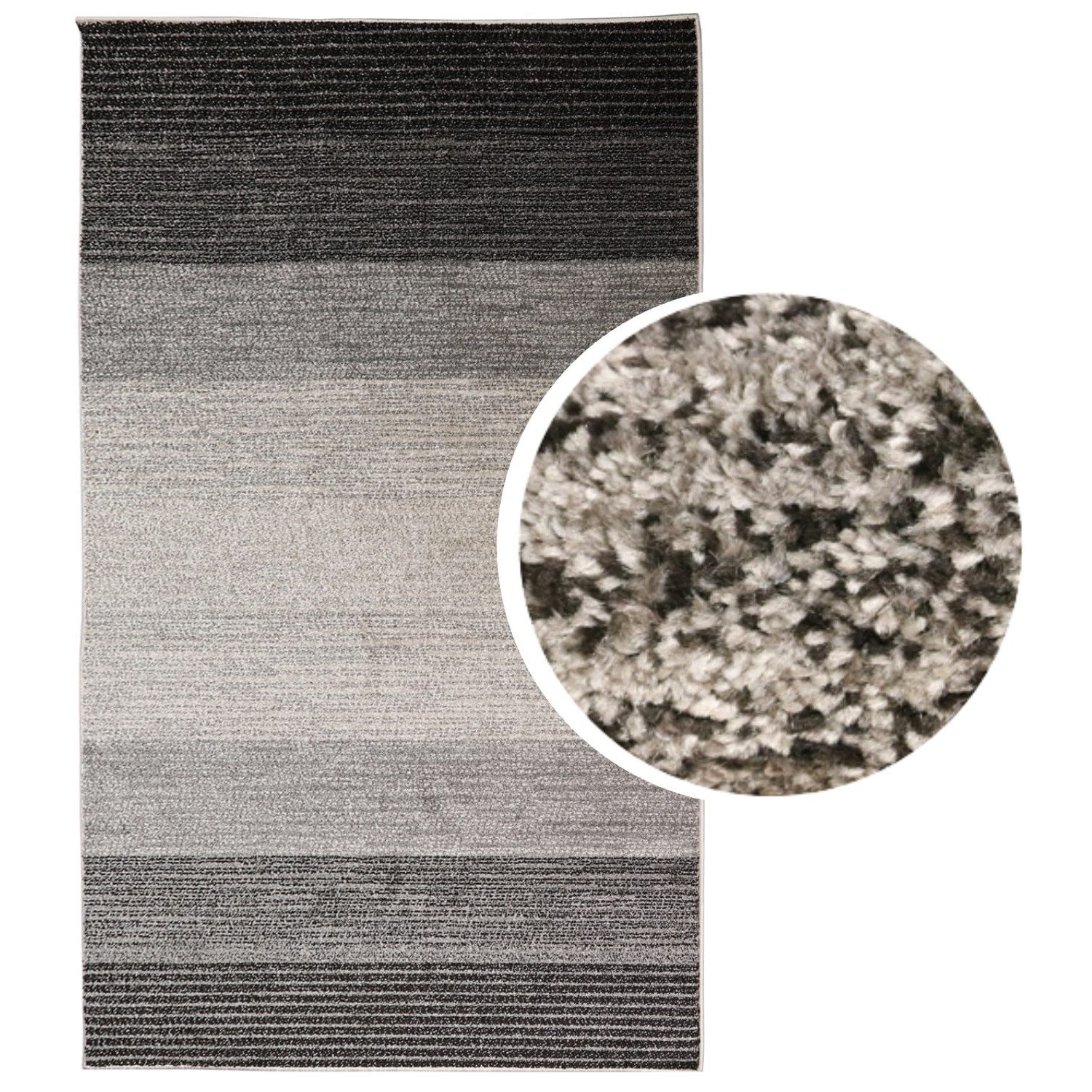 Marrakesch Orient & Mediterran Interior Teppich Marokkanischer Flauschiger Teppich Hochflor Basti 170x120 cm, Höhe: 3 mm, Handarbeit