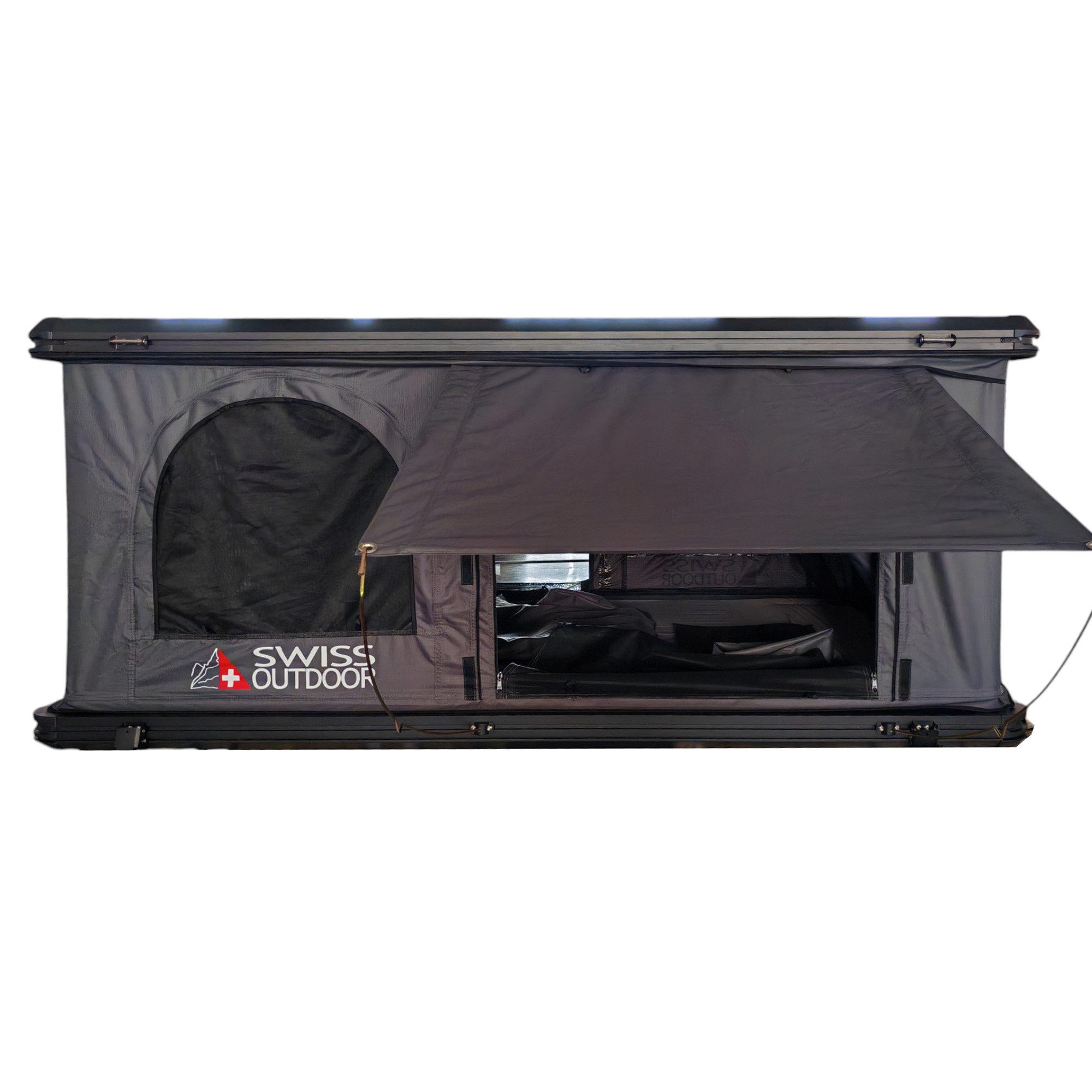 Swiss Outdoor Dachzelt ROOFI-3B, Personen: 2 (Set), Teleskopleiter