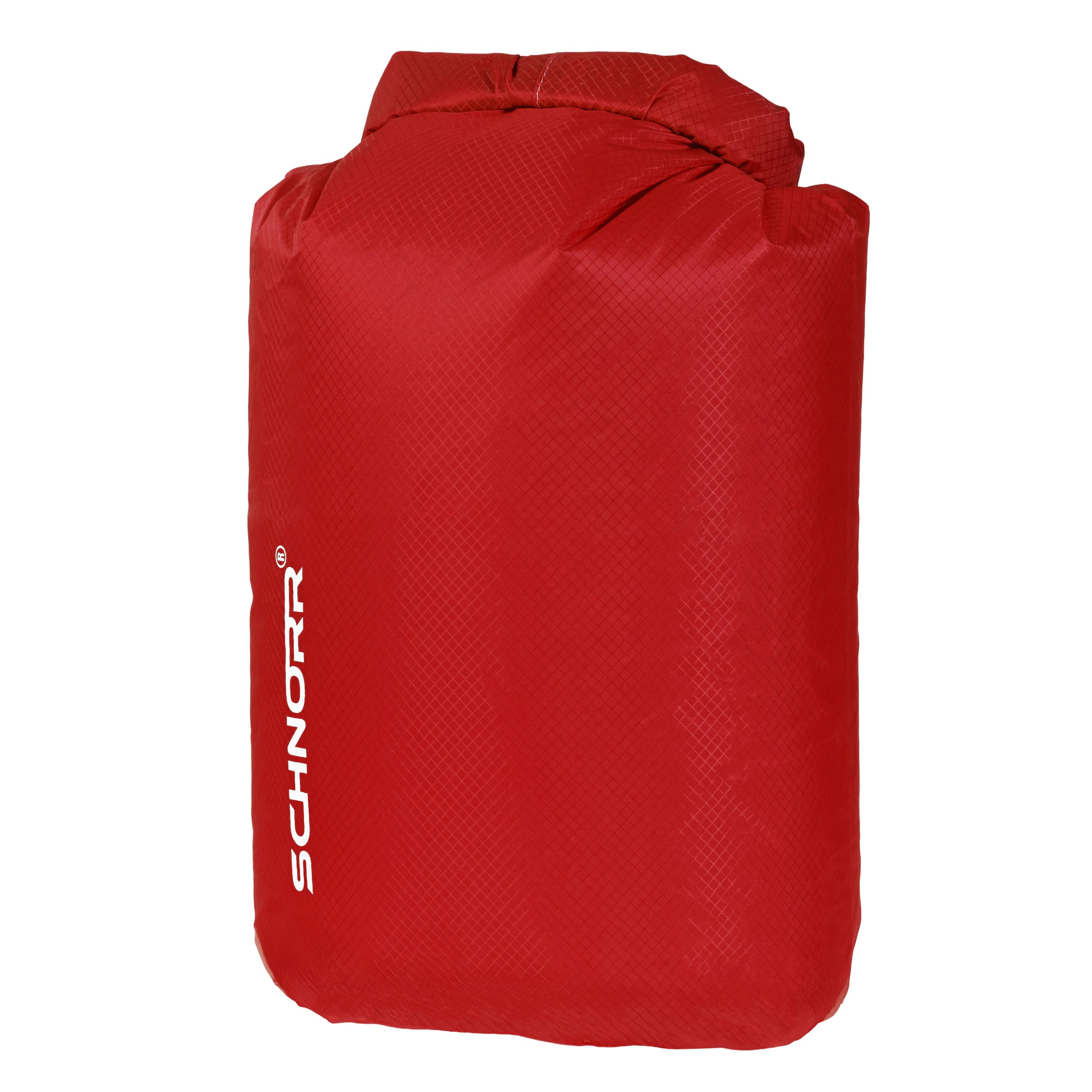 Rucksack Drybag 5L Rot ultraleicht 45g, wasserdichter Packbeutel 20D Nylon