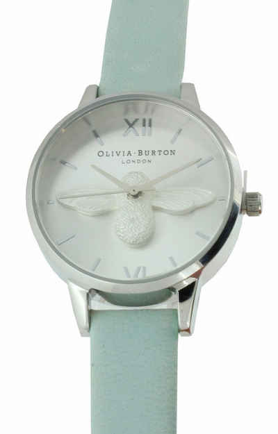 OLIVIA BURTON Quarzuhr OB16AM149 3D Bee Silver & Sage Watch