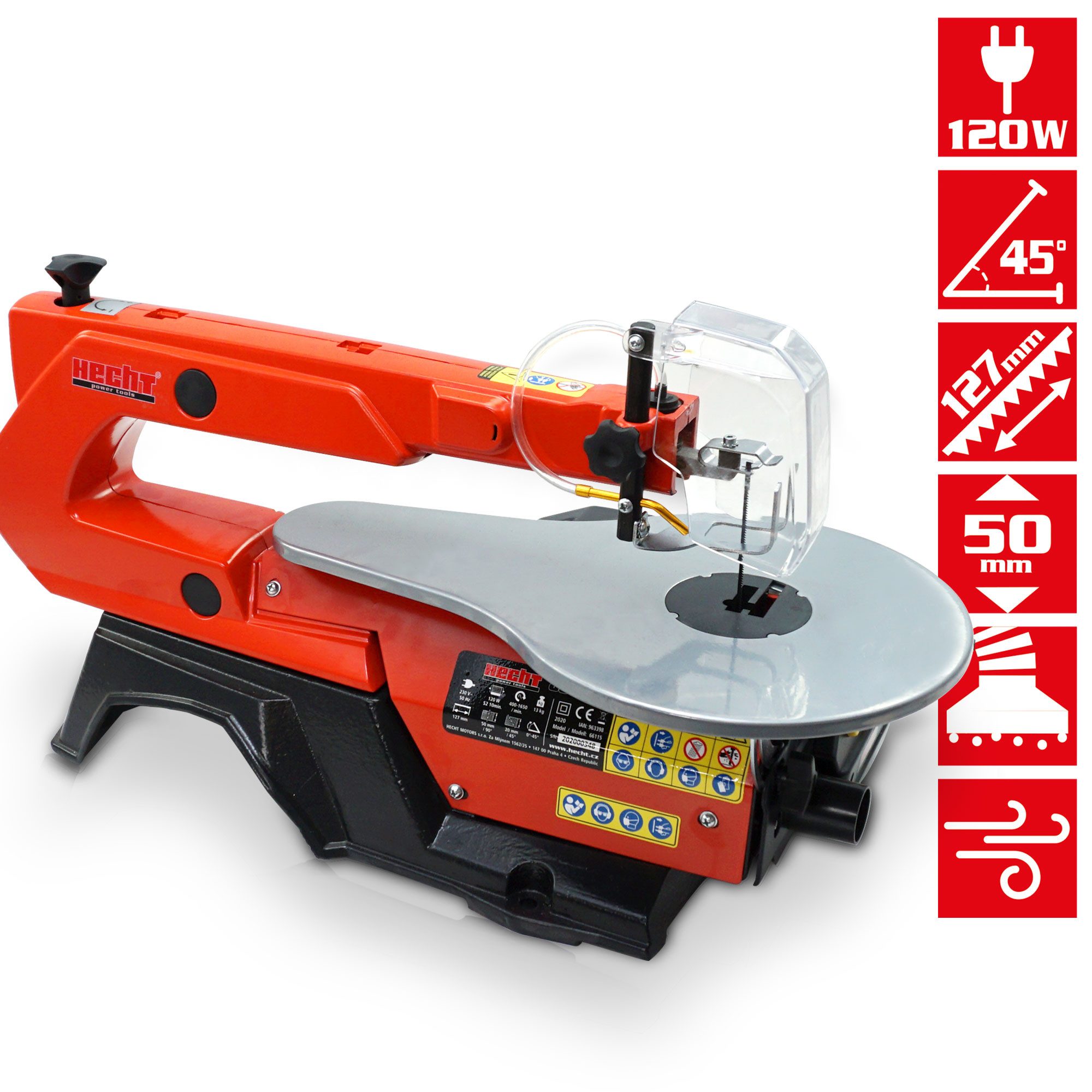 Hecht Dekupiersäge 8916, 120W, Gebläse-Vorrichtung, 127mm günstig online kaufen