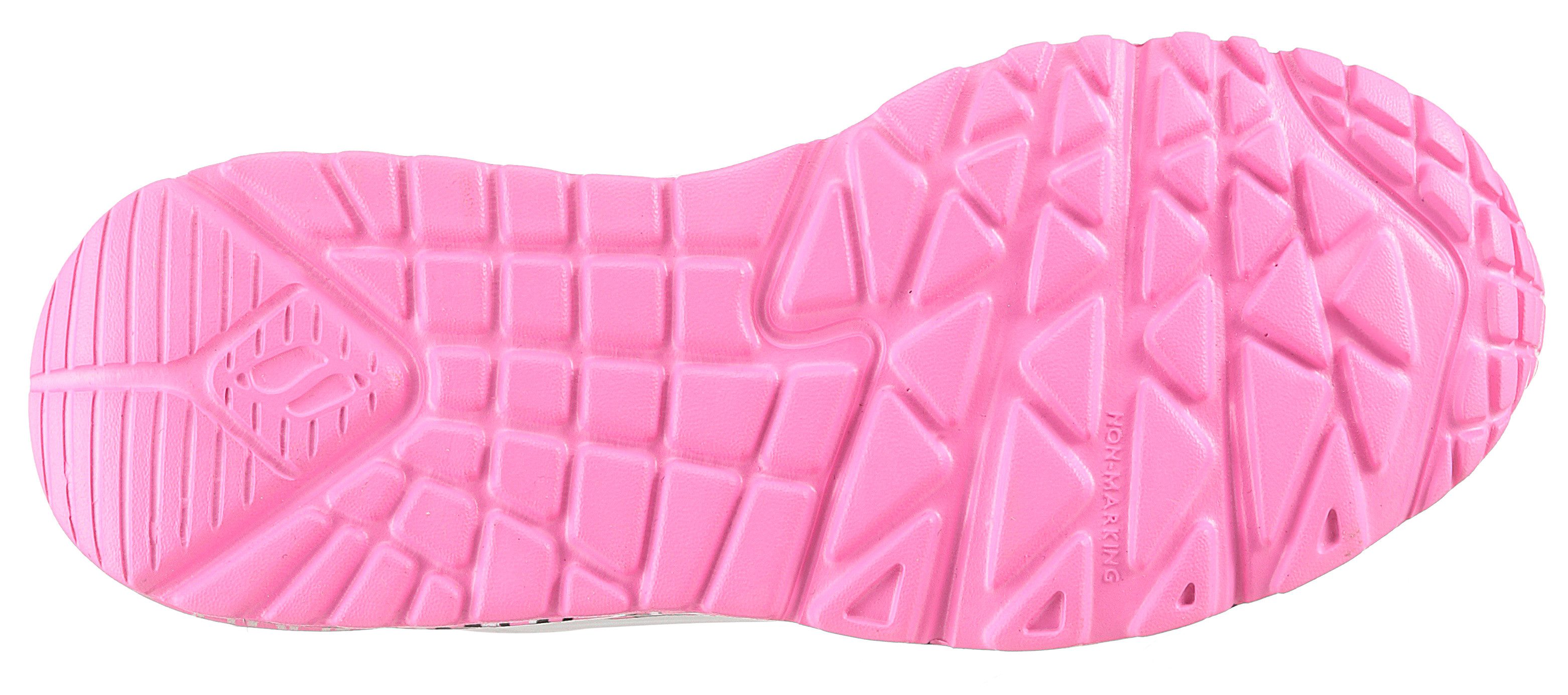 Skechers UNO LITE-LOVELY LUV Sneaker, Schnürschuh mit bedruckter Sohle, Größenschablone zum Download – Bild 4 von 5