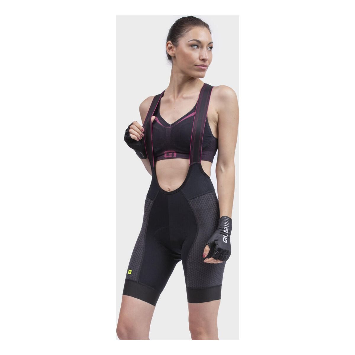 alé Fahrradhose Velocity HD Trägerhose DAMEN