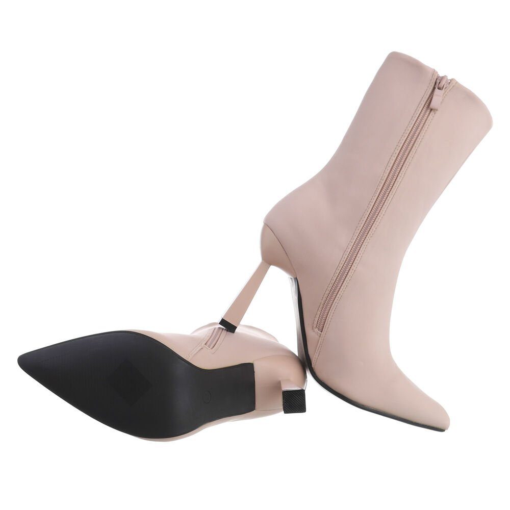 Ital-Design Damen Abendschuhe Elegant High-Heel-Stiefelette (81278291) günstig online kaufen