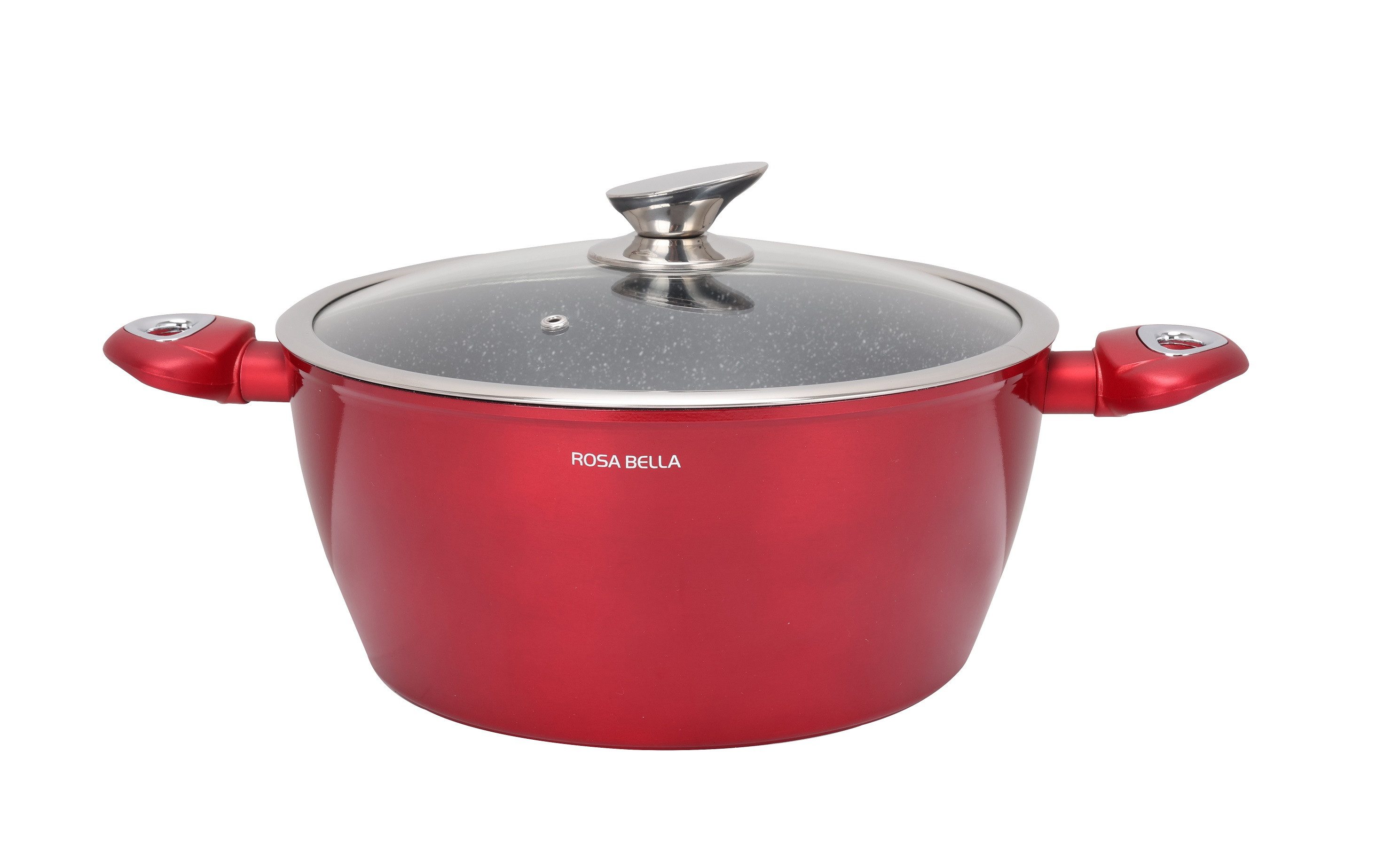 Edenberg Topf-Set Wunderschönes Topfset in 4 Farben, Suppentopf, Spargeltopf, Eiertopf, Aluminiumguss, Keramik, Edelstahl (Verleihen Sie Ihrer Küche Stil und Funktionalität – mit dem Rosa Bella Topfset von Edenberg kochen Sie nicht nur gesünder, sondern auch mit echtem Genuss und farbenfroher Eleganz!, 8-tlg., Zeitloses Design des Topfsets. Eine ideale Geschenkidee! Hochwertig)