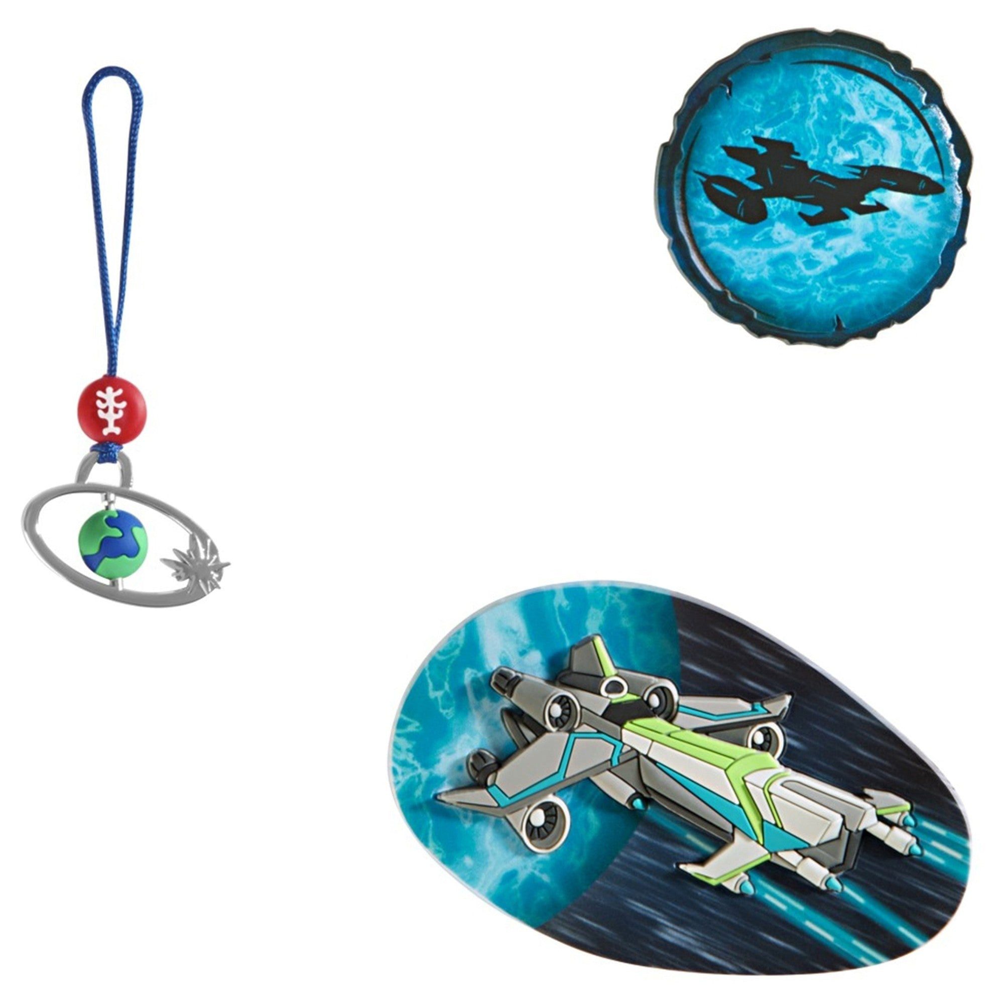 Schulranzen Zubehör-Set "Magic Mags" (Space Craft Spike)