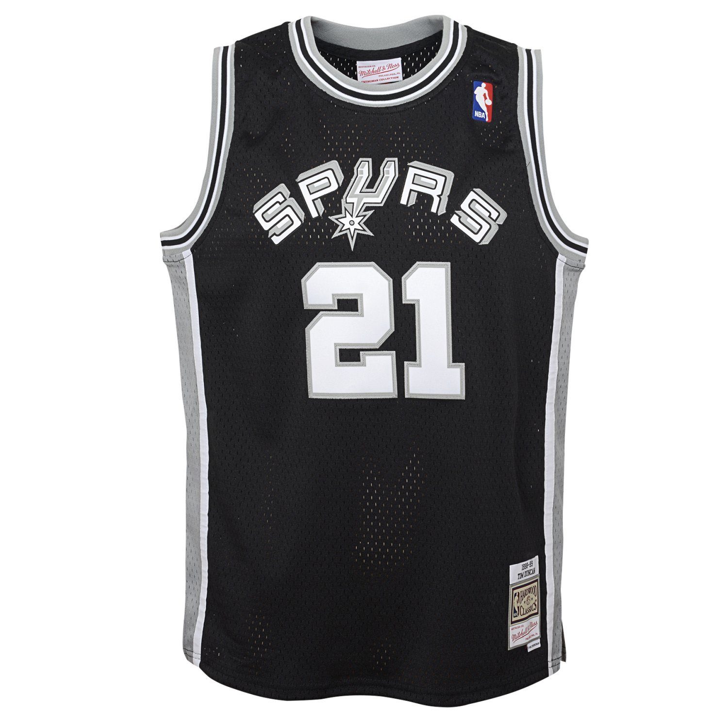Print-Shirt Swingman Jersey San Antonio Spurs 1998 Tim Duncan