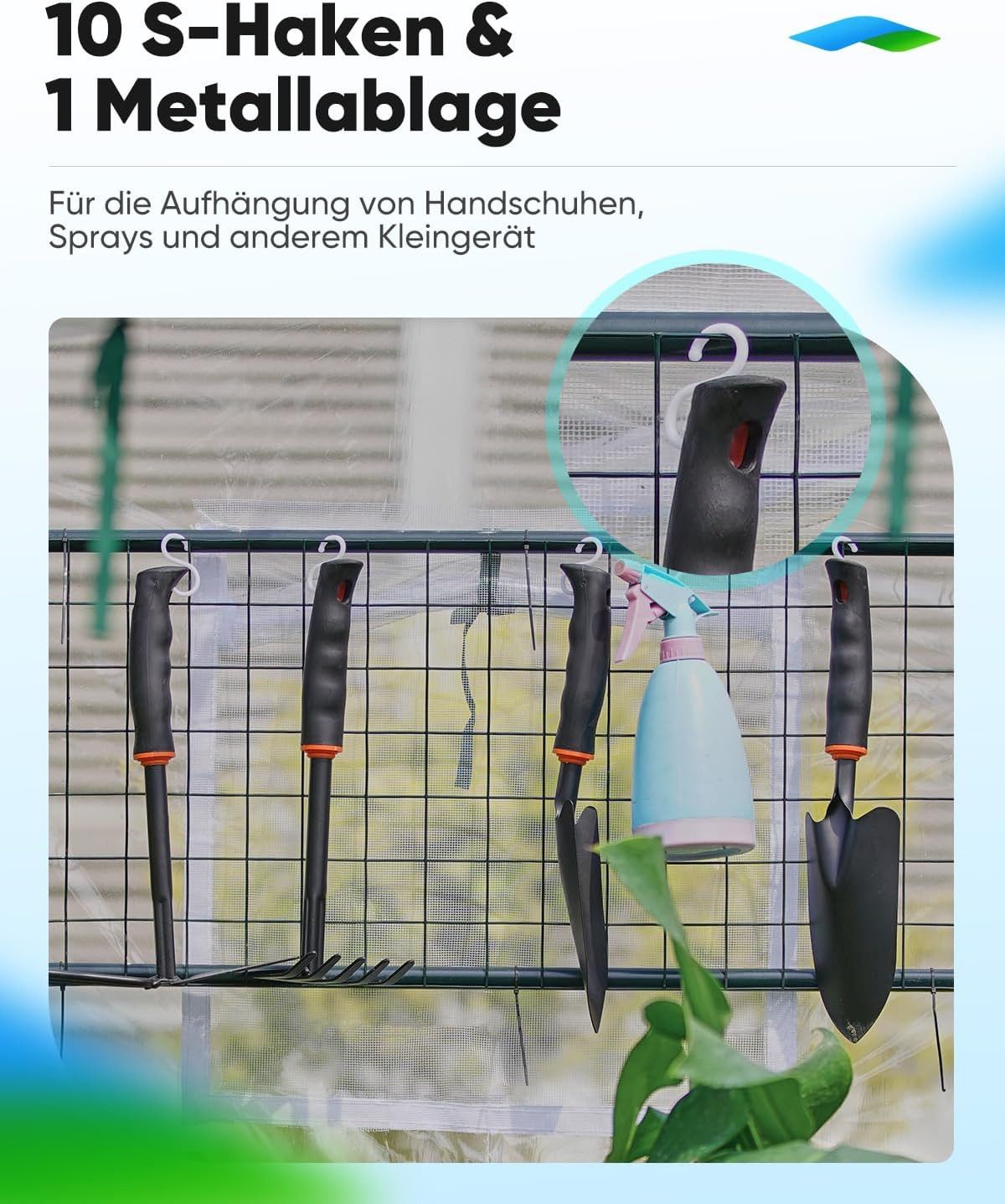 DOTMALL Tomatengewächshaus Gewächshaus...