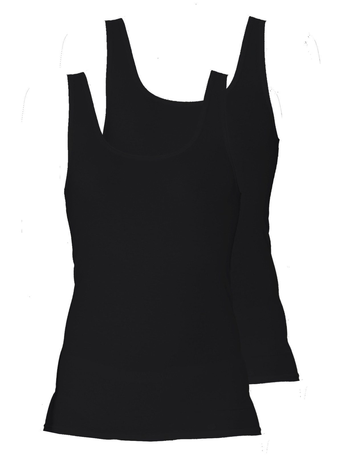 Schöller Achseltop 2er Pack Damen Achseltop Baumwolle-Elasthan (Packung, 2-St) -