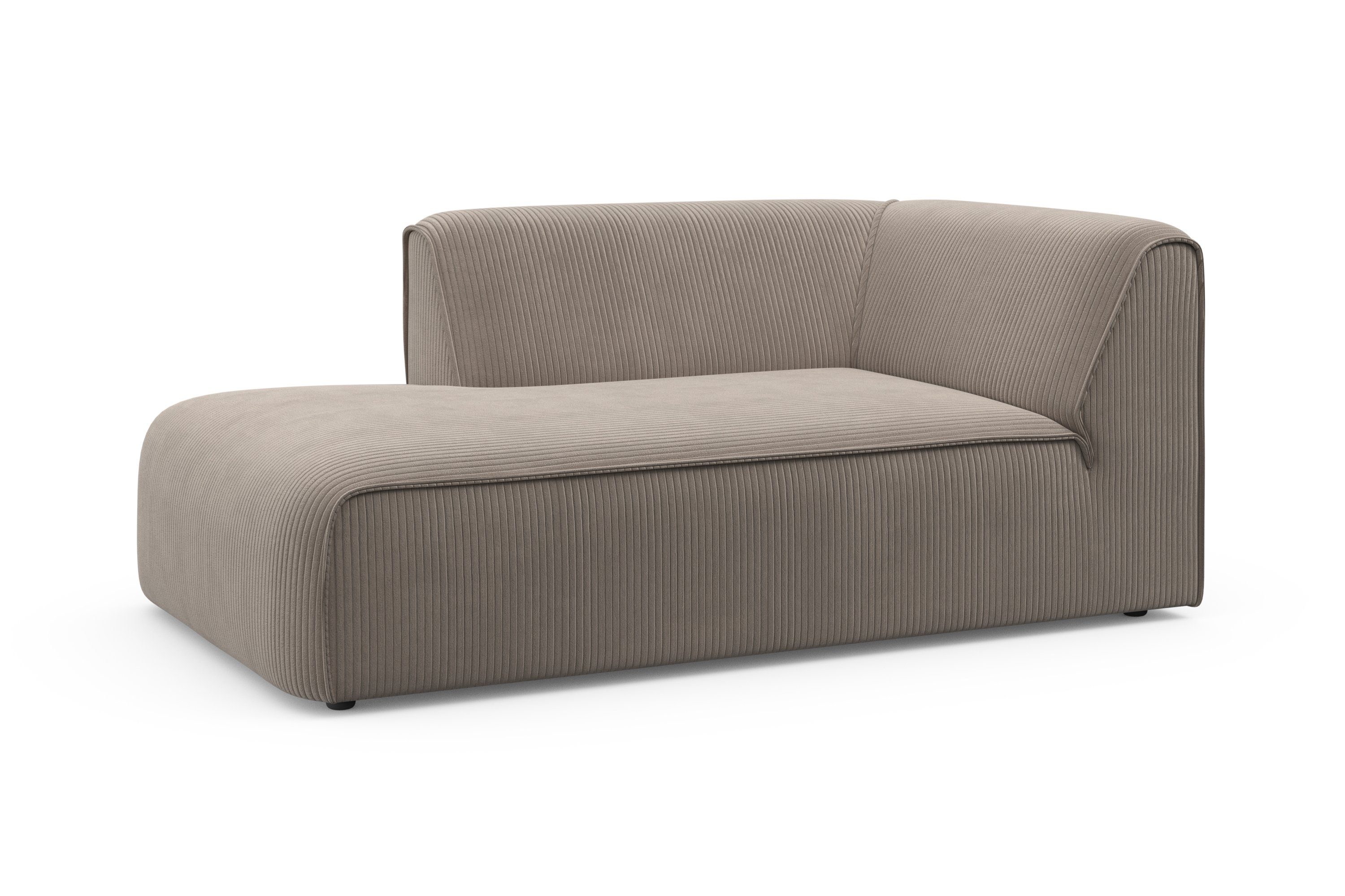 OTTO home Ottomane Merid Chaiselongue, Maße B/T/H: 100/162/70 cm, als Modul oder separat verwendbar, für individuelle Zusammenstellung