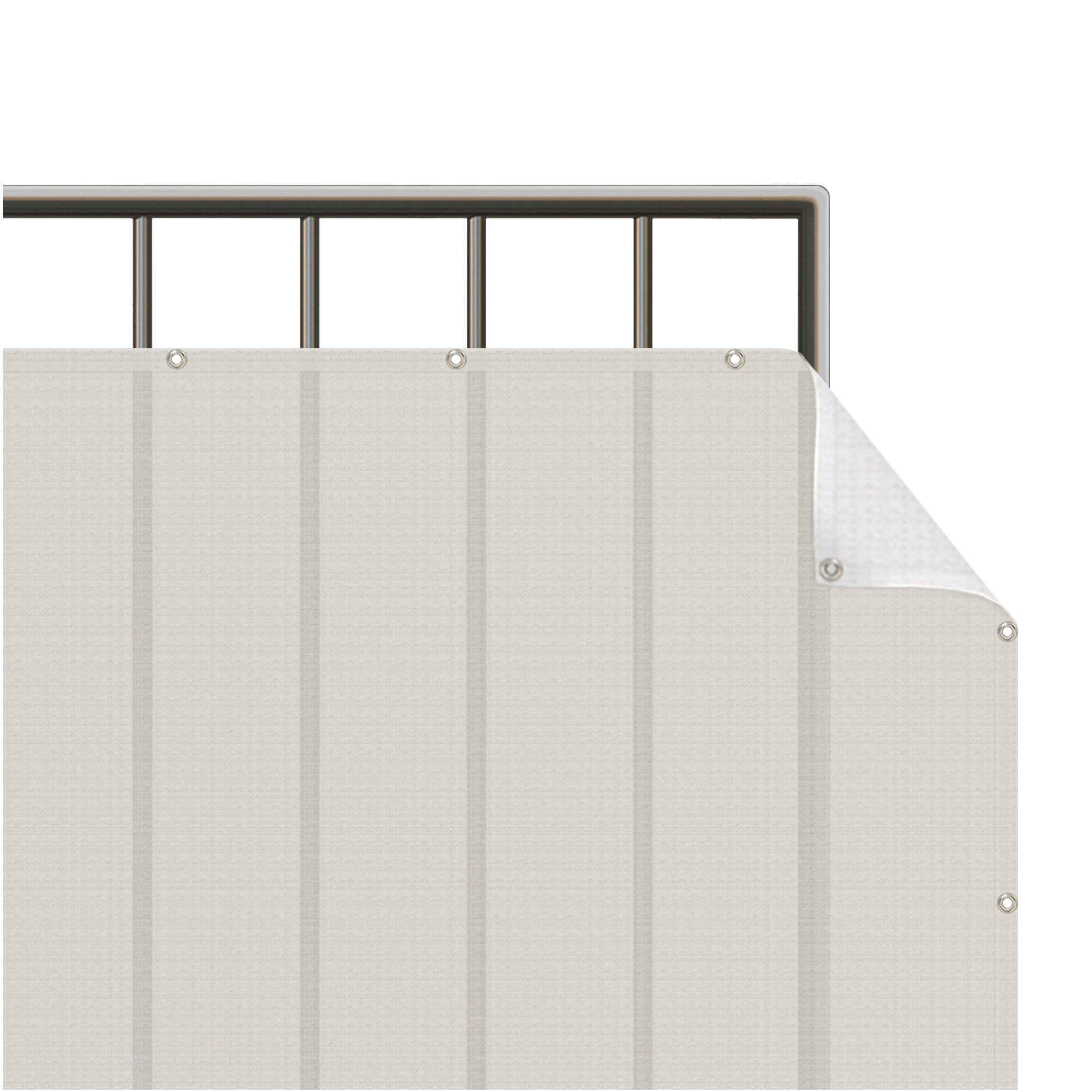 Bilderdepot24 Balkonsichtschutz Sichtschutz Balkon Einfarbig Modern günstig online kaufen