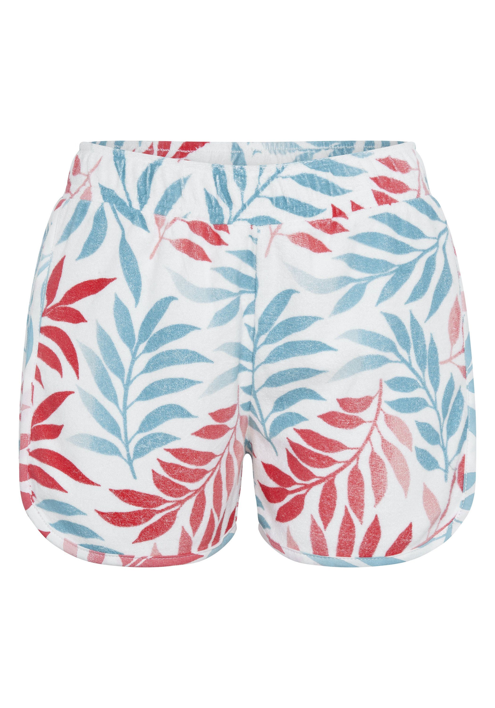 weichem Shorts aus 1 Frottee-Shorts Baumwollmix Chiemsee