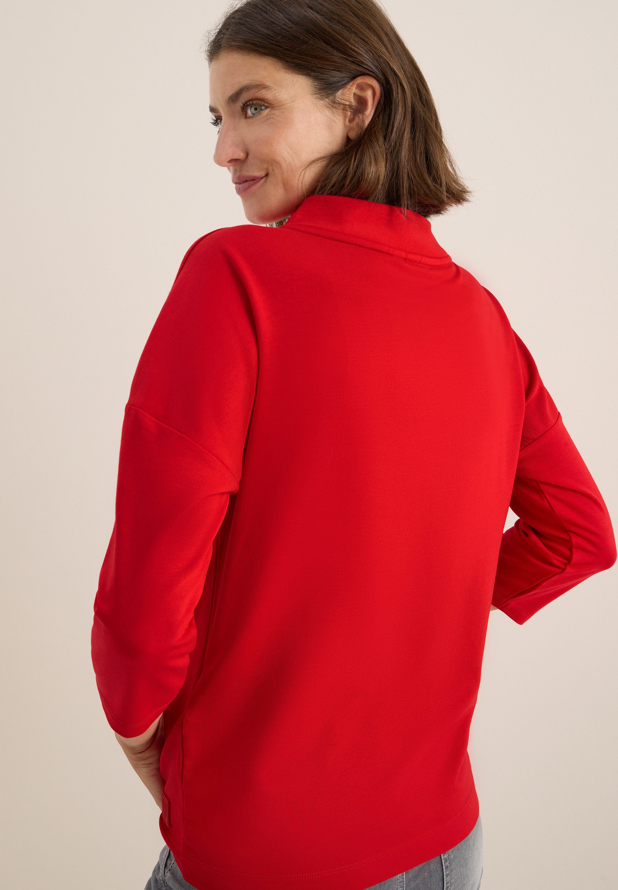 CECIL 3/4-Arm-Shirt mit Knopfdetail günstig online kaufen