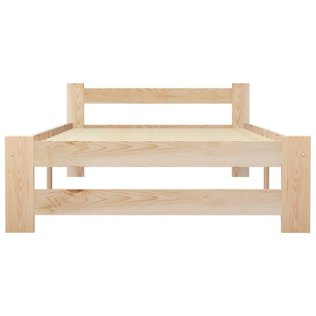 vidaXL Bett Massivholzbett Kiefer 100x200 cm günstig online kaufen