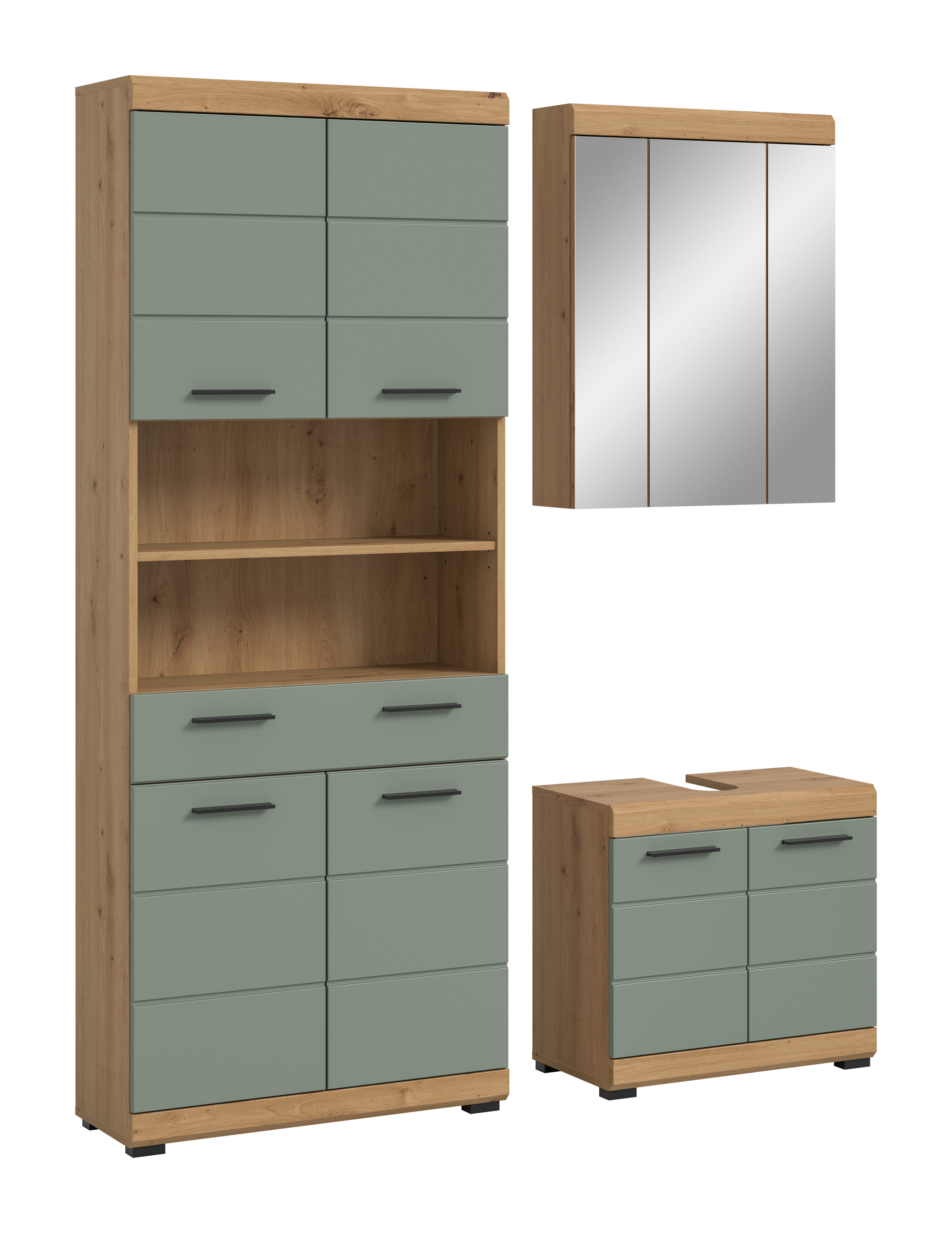 furnling Badmöbel-Set Scott, (3-St., aus Hängeschrank, günstig online kaufen