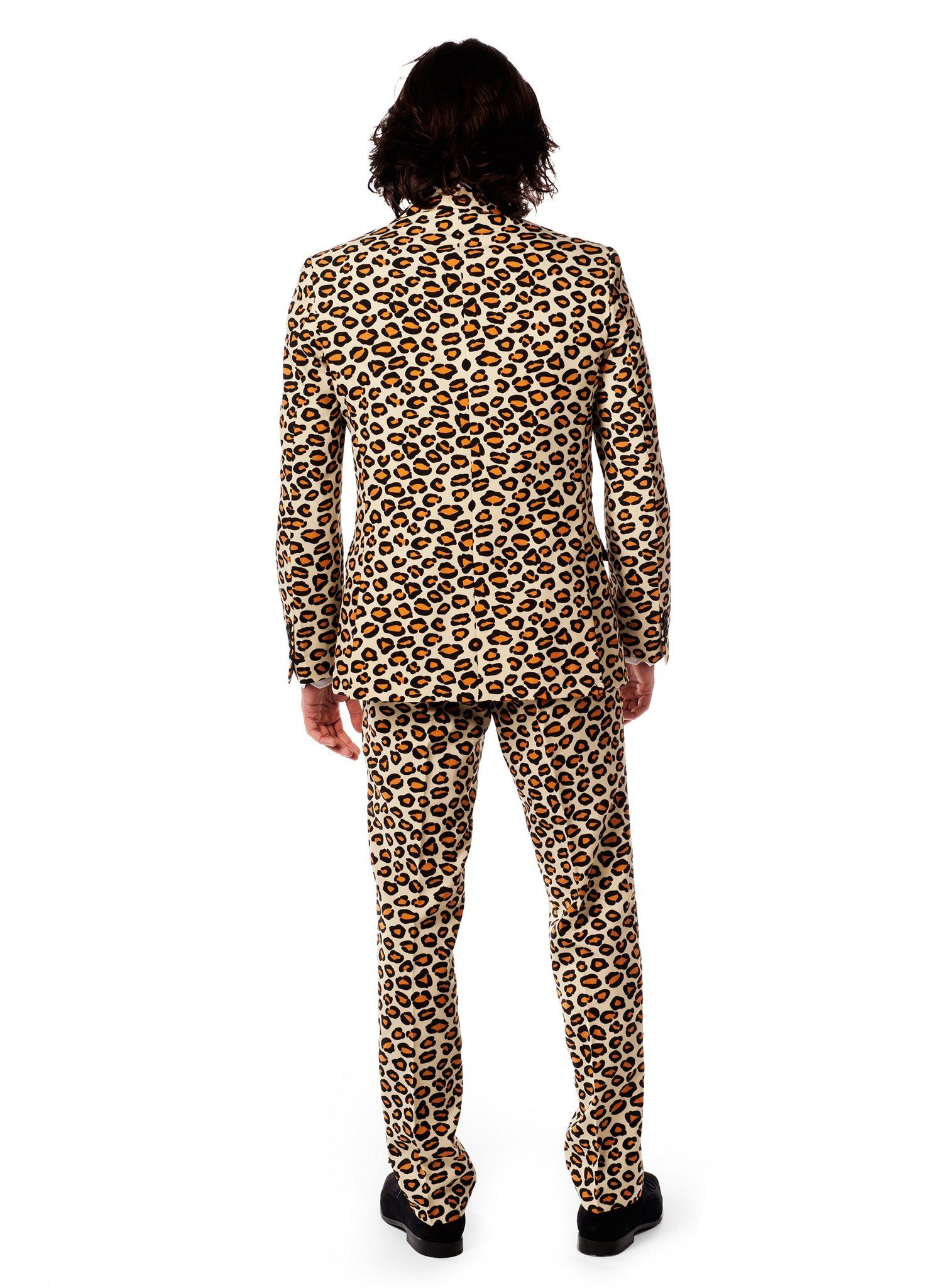 Opposuits Partyanzug Leoparden Partyanzug - Kostüm Karneval Fasching, Ausgefallene Anzüge für coole Männer