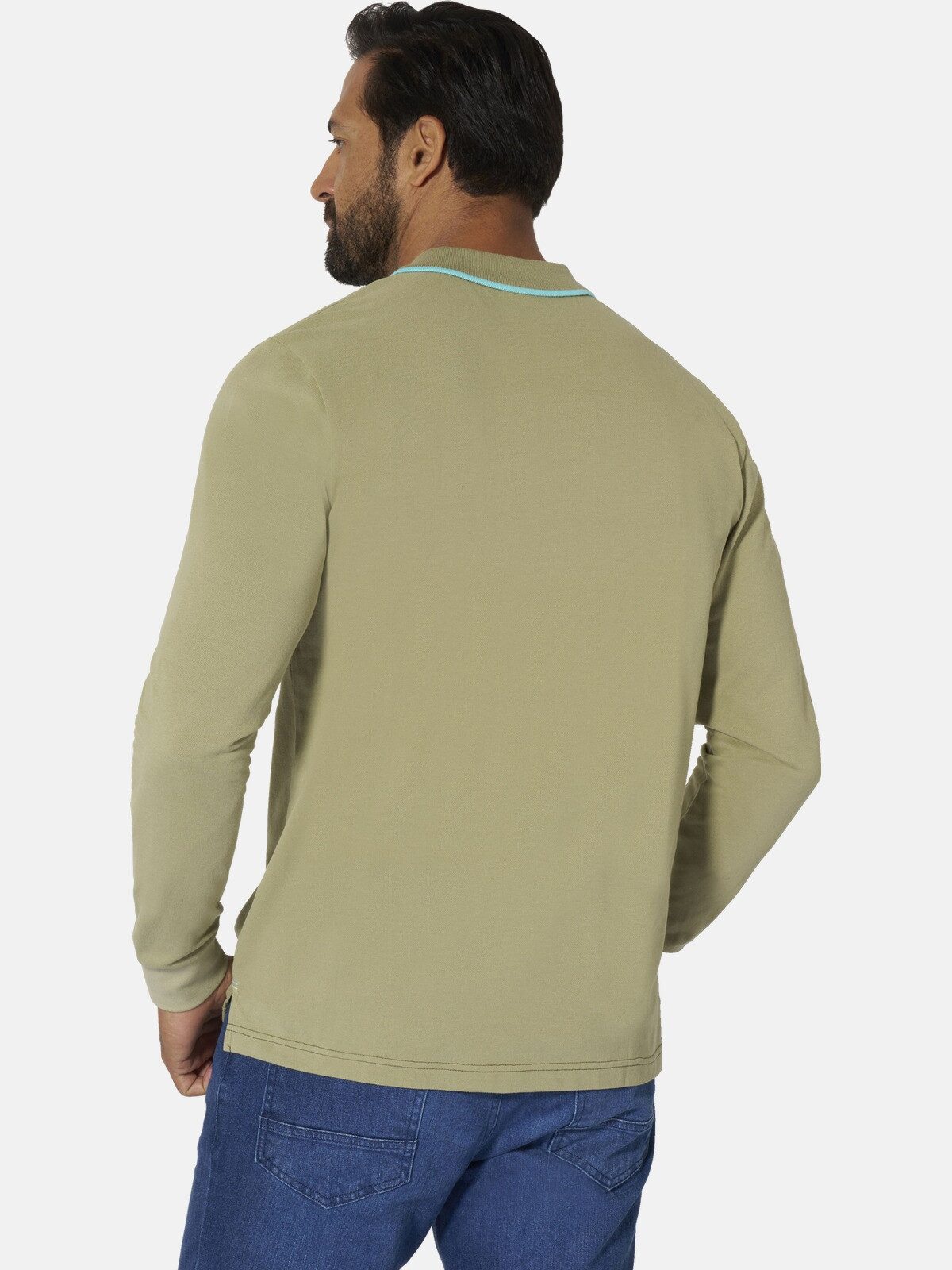 Jan Vanderstorm Langarm-Poloshirt FREDMAR günstig online kaufen
